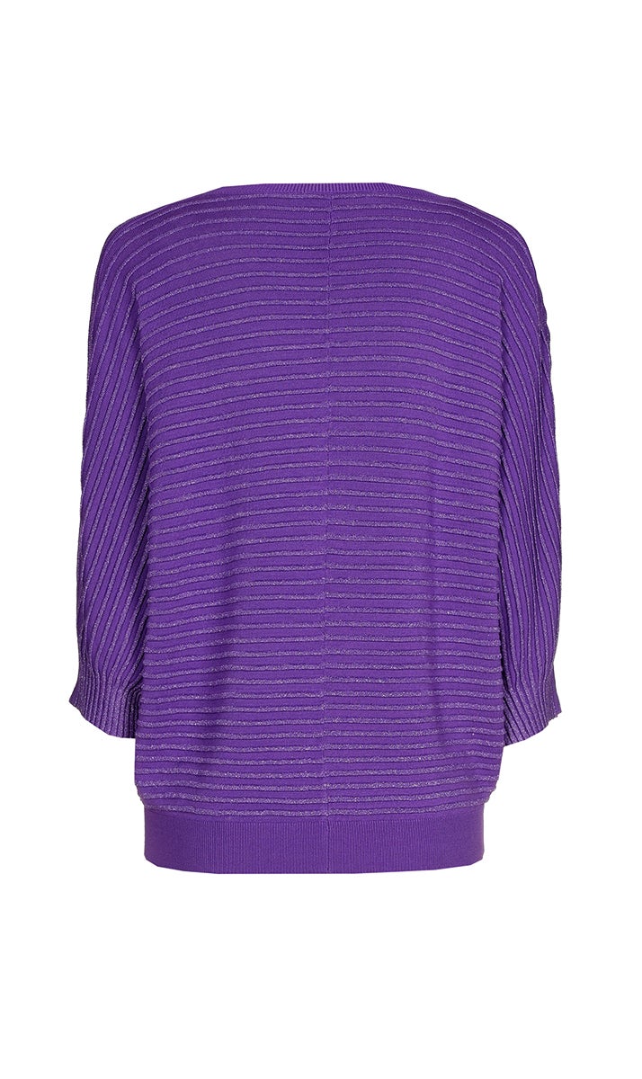 XANDRES 29111-01 GABON LUREX Pullover-Violet