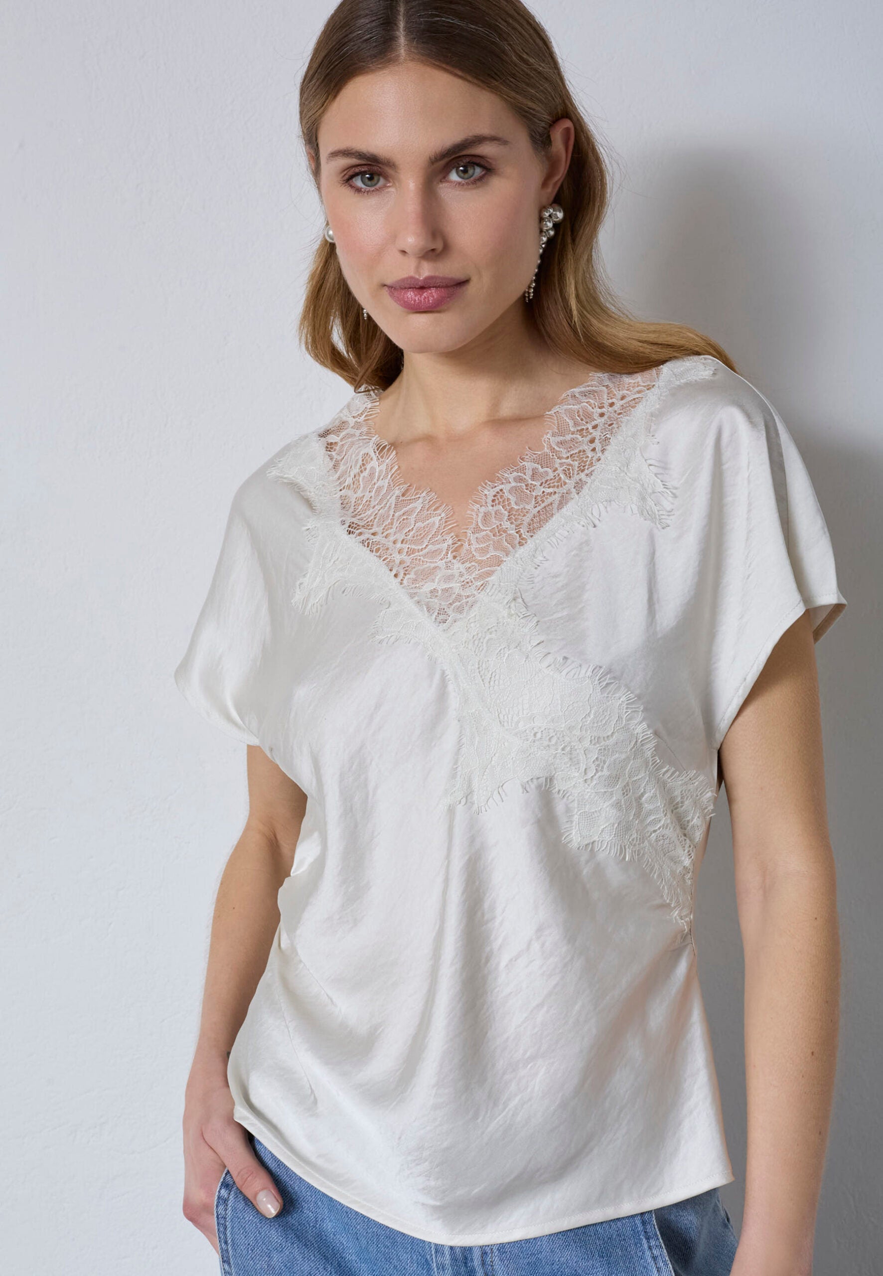 CO'COUTURE 45167 IdunCC Lace SS Blouse