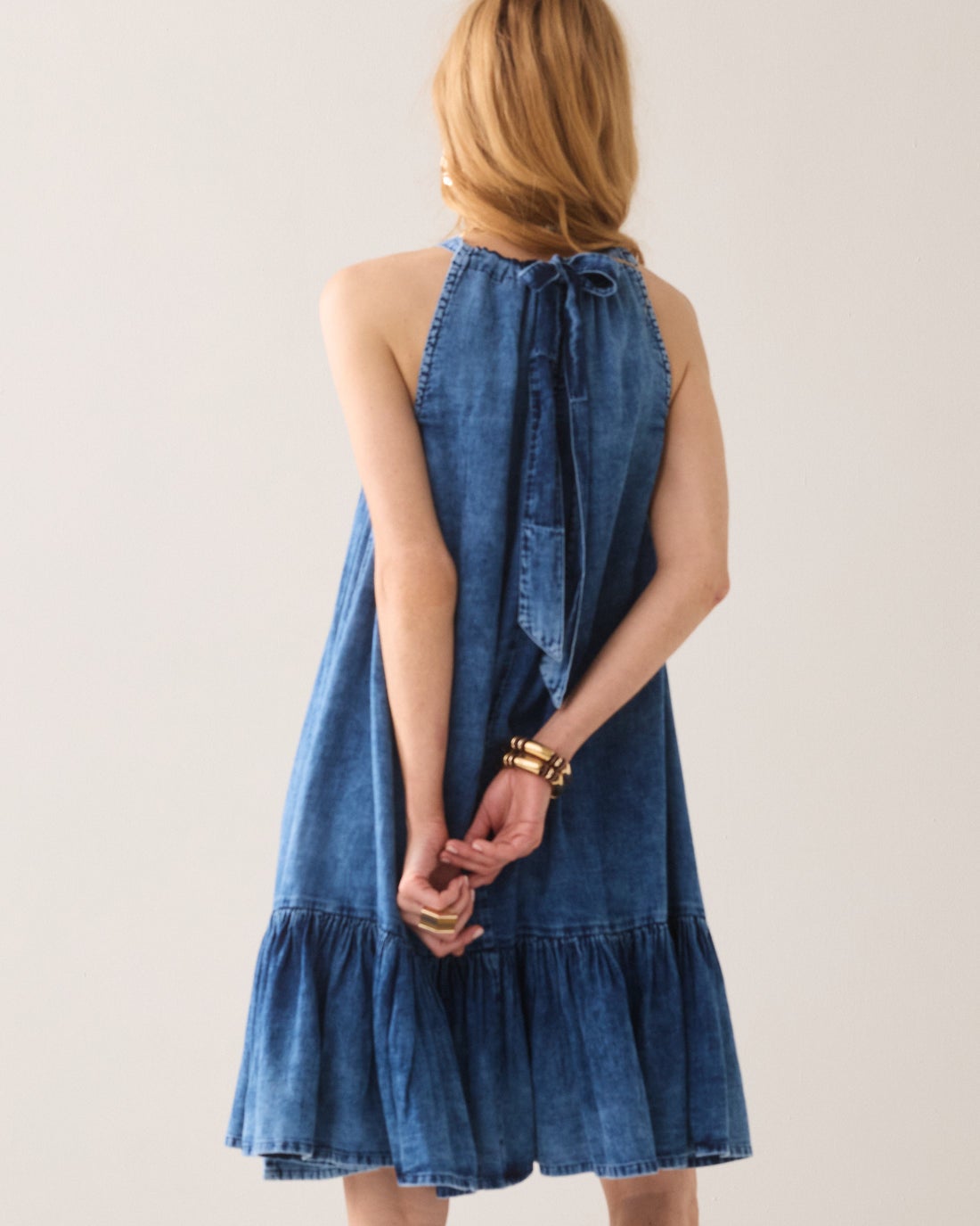 SUMMUM 5s1627-11631 A-lijn bohemian jurk