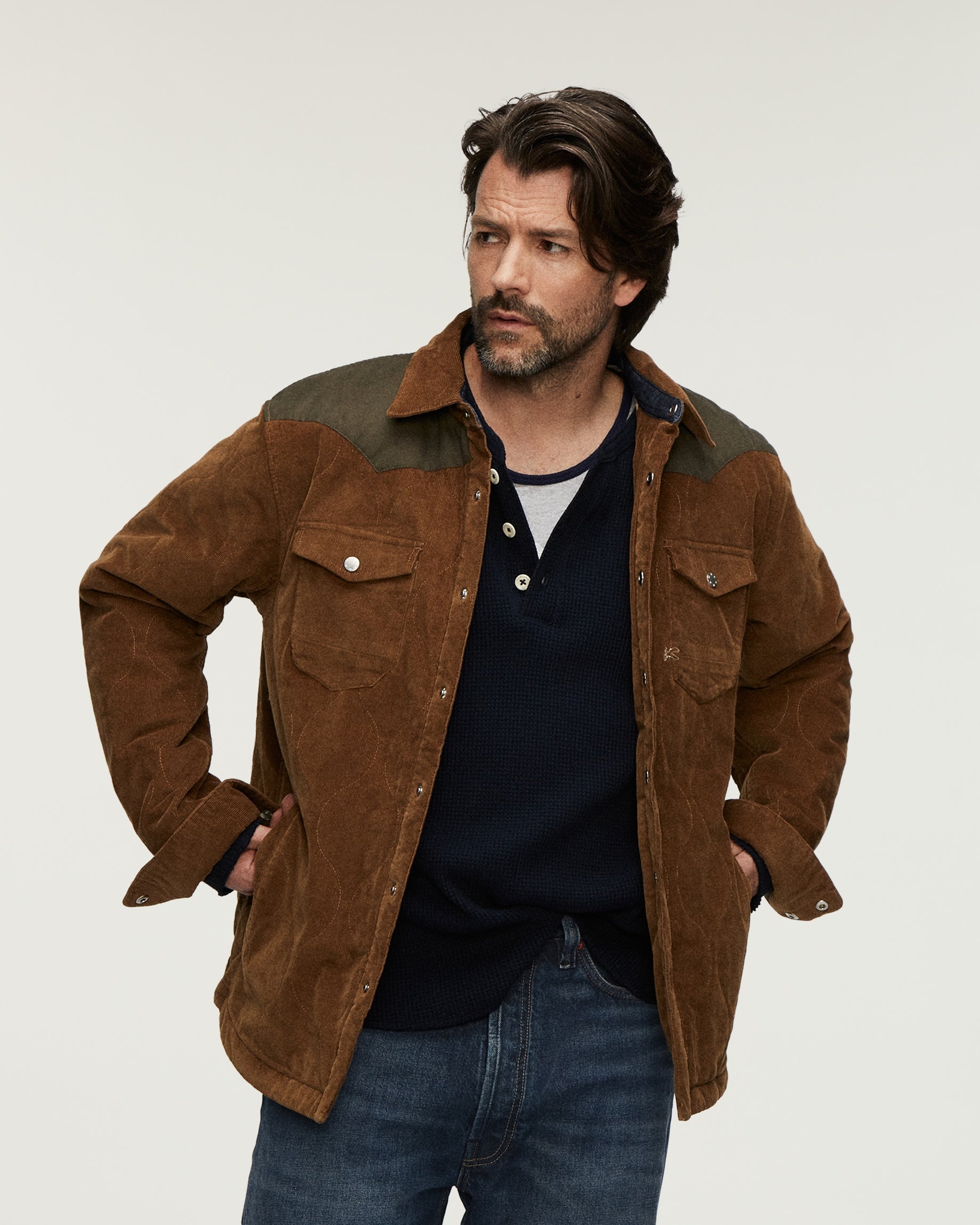 DENHAM 01-26-07-20-506 CRAFT JACKET corduroy overshirt