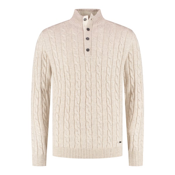 SEVEN DIALS SDL26305CL48 CHICAGO kabelpullover - pebble