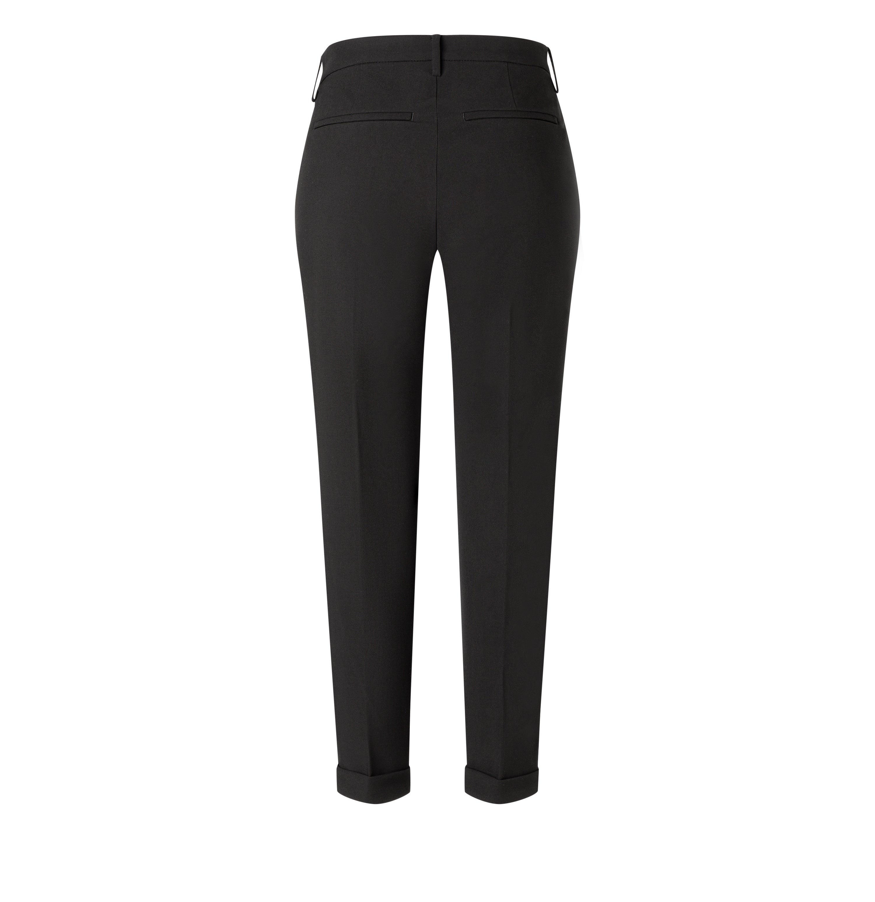 MAC 0138L 3414-00 Chino Turn Up-Black