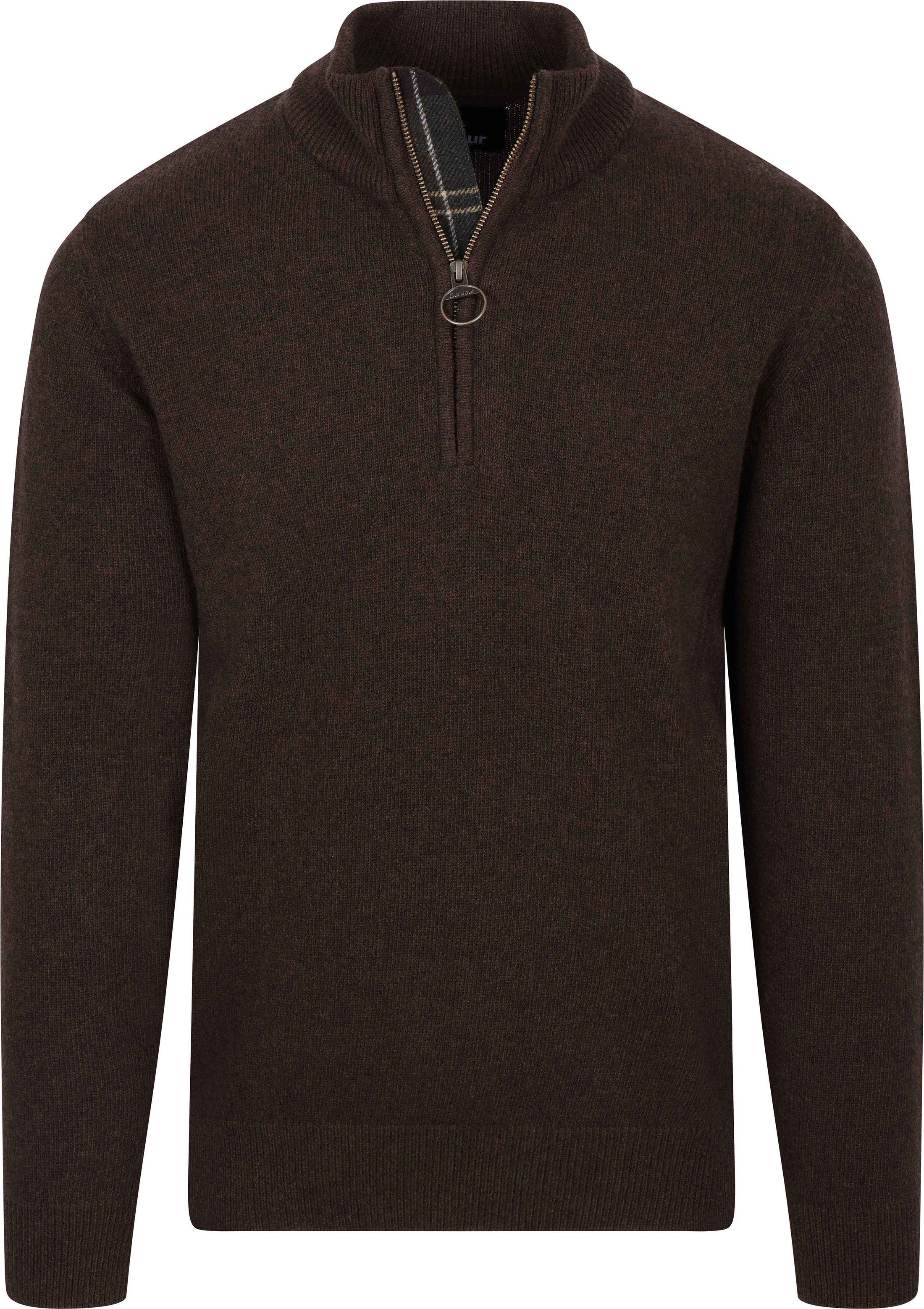 BARBOUR MKN0837 HOLDEN HALF ZIP KNITTED PULLOVER