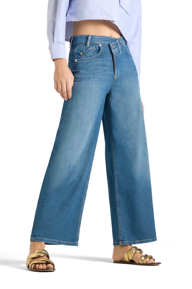 CAMBIO 9152 0132-00 Baggy Asymmetrical Jeans