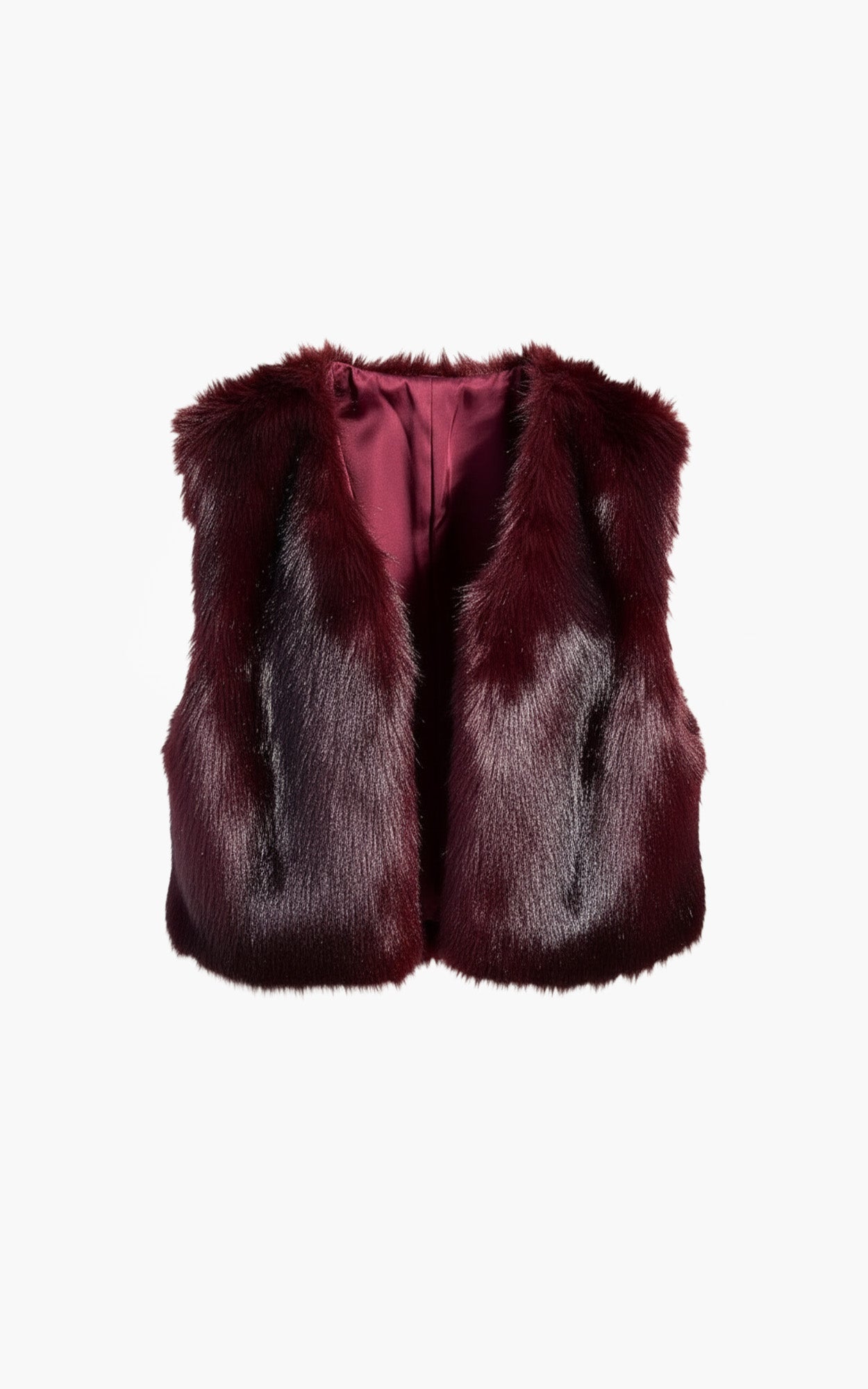 AIMEE THE LABEL IslaW6 Fake Fur waist-Burgundy
