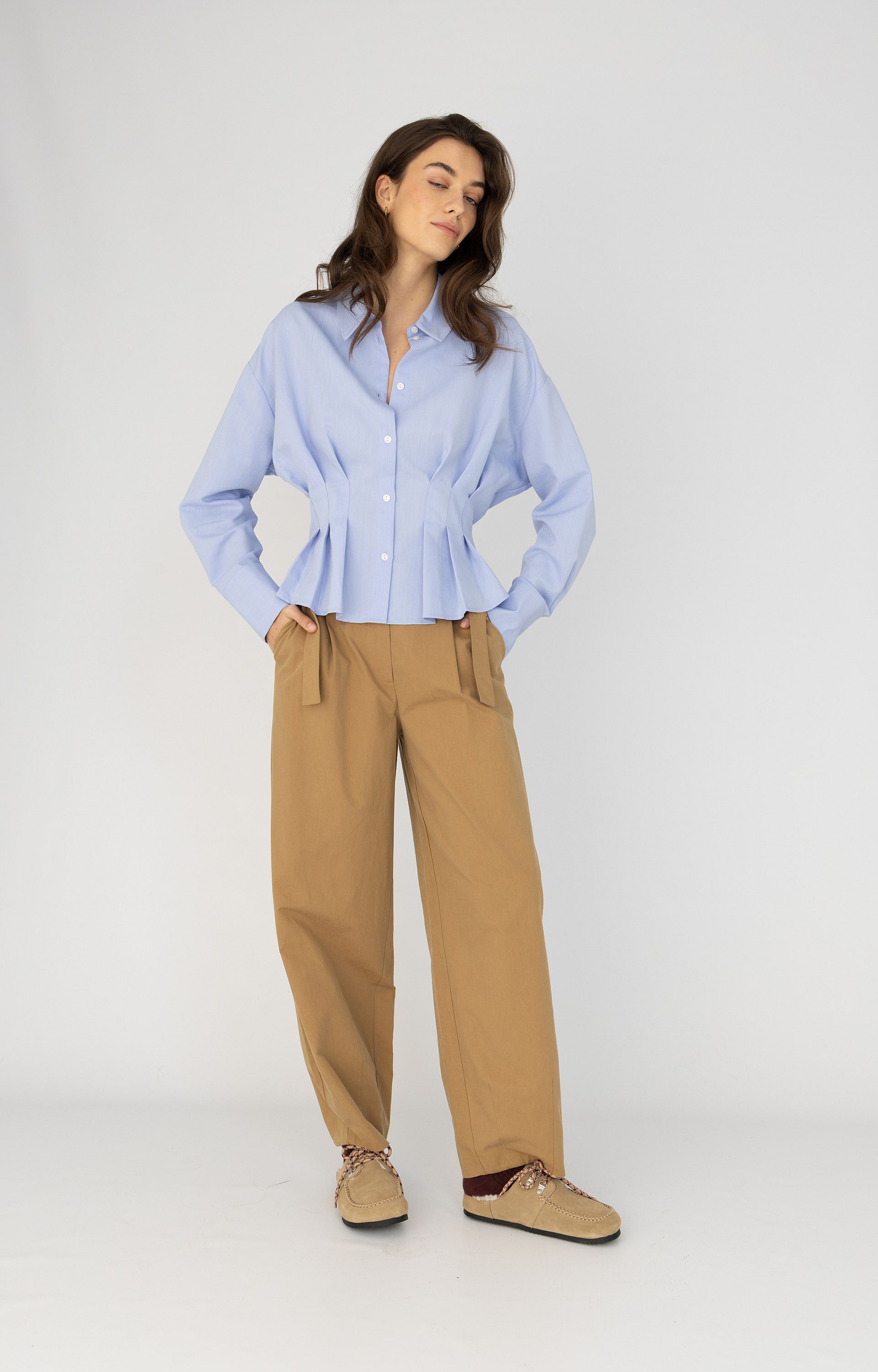 ANNA BLUE B36-05-Sarah Blouse