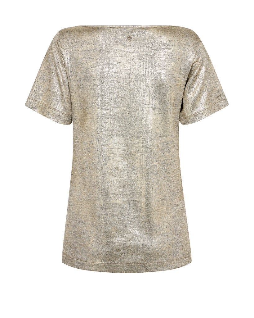 MOS MOSH 183910 MMNiva O-SS Metallic Tee - Gold