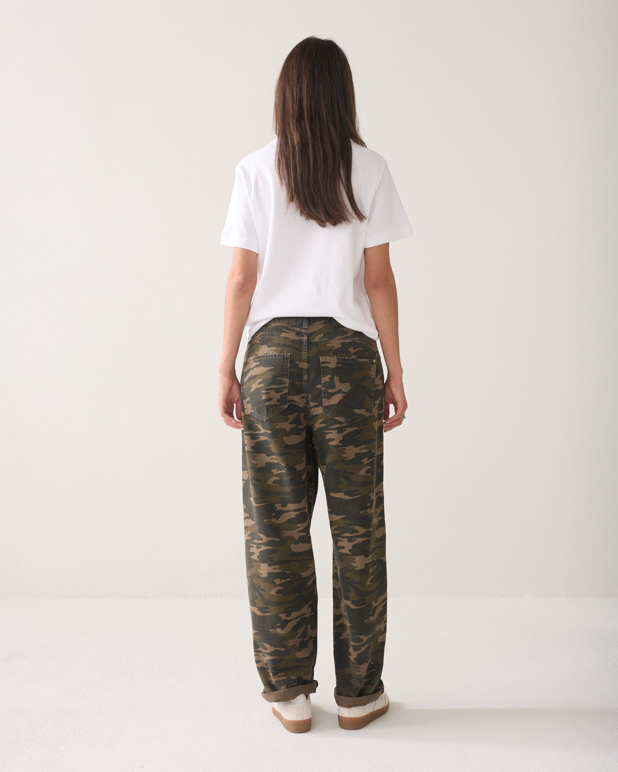 SUMMUM Barrelfit broek camouflage 4s3168-12726