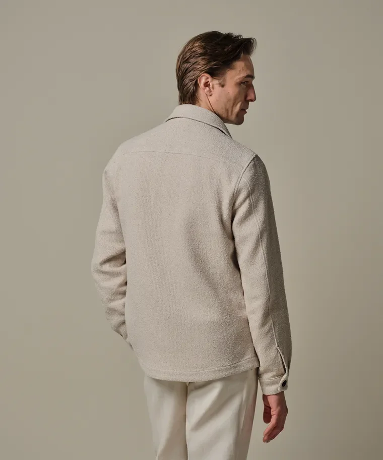 PROFUOMO PPXF10023A OVERSHIRT BOUCLE-sand