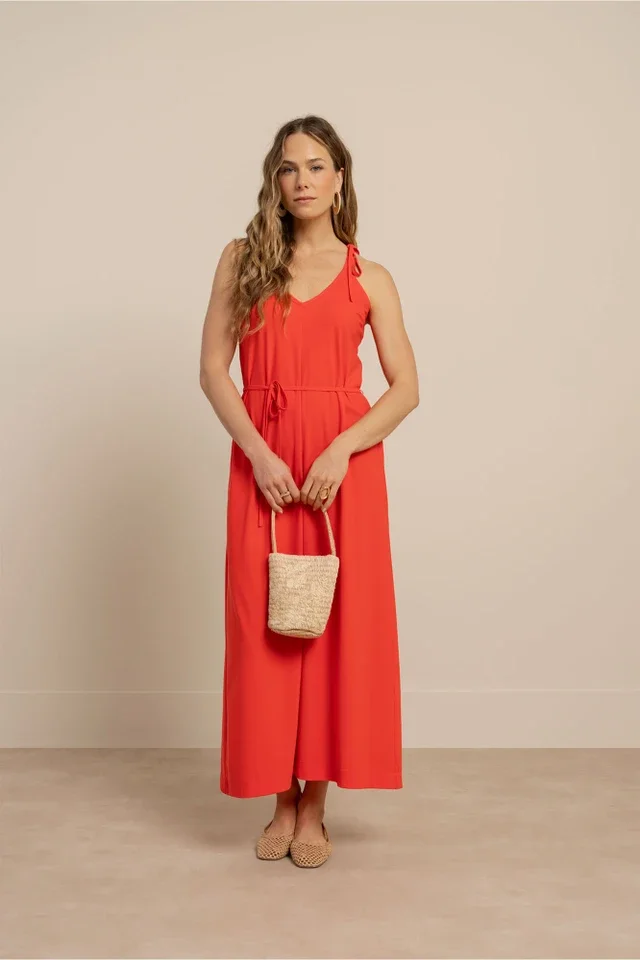 STUDIO ANNELOES 13817 Carise dress-coral red