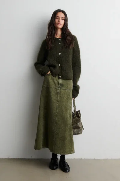 SECOND FEMALE 60126 Andrea KnitRib LS Cardigan