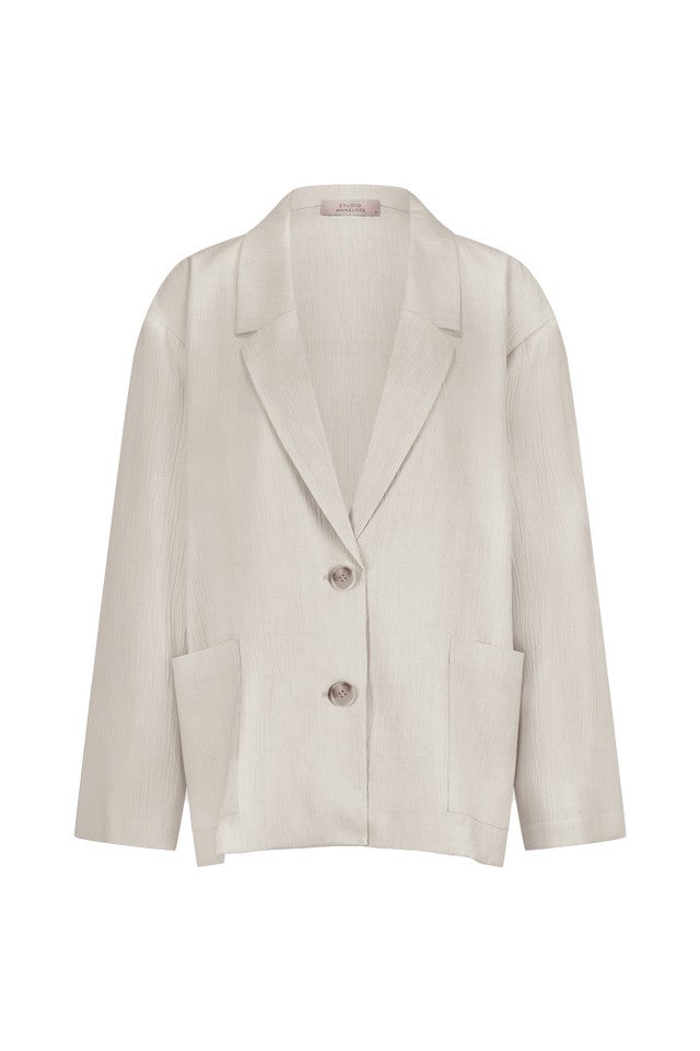 STUDIO ANNELOES 12780 Petria linen look blazer
