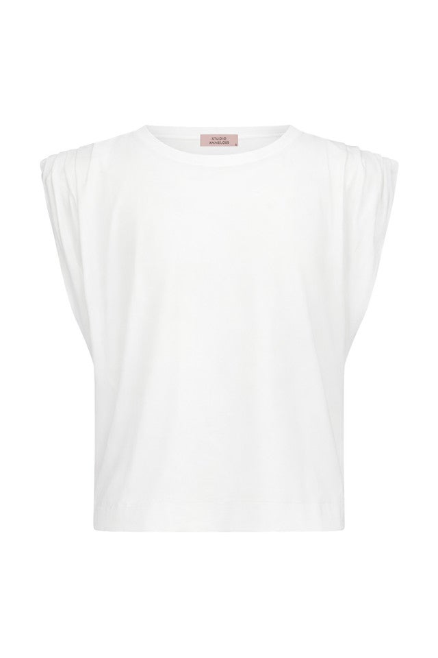 STUDIO ANNELOES 91541 Leona top - off white