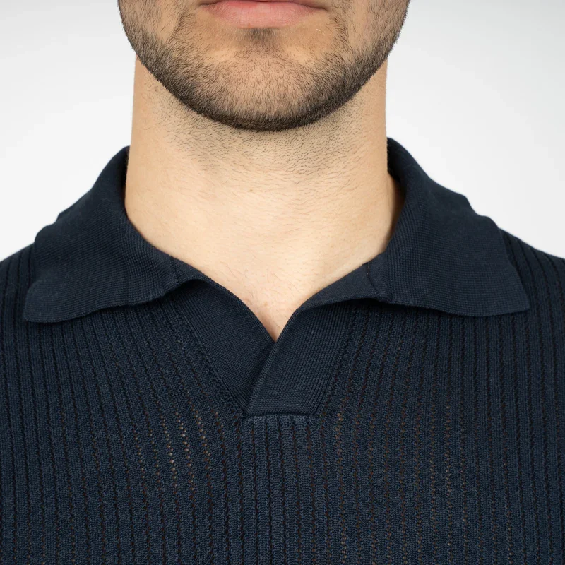 SEVEN DIALS SDL26106RI21 BENNET Buttonless Polo-Navy