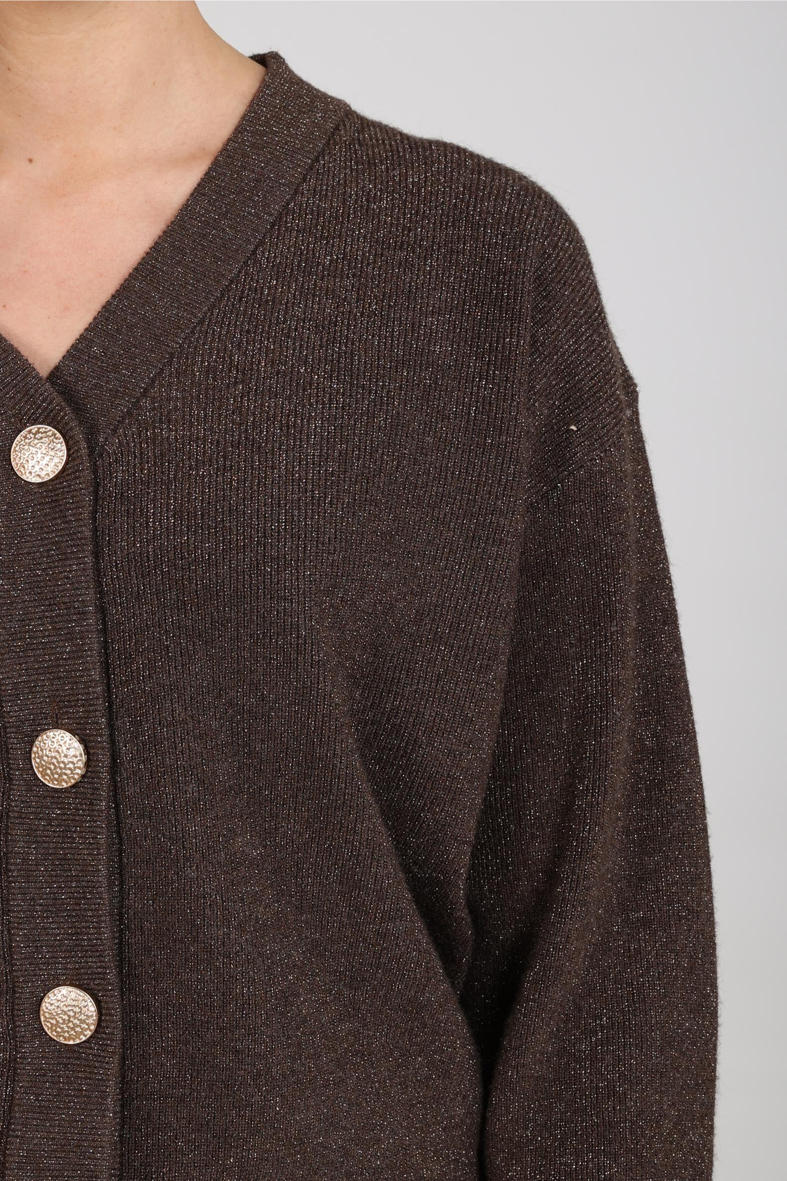 NUKUS NKF05039 Willa Cardigan-chocolate