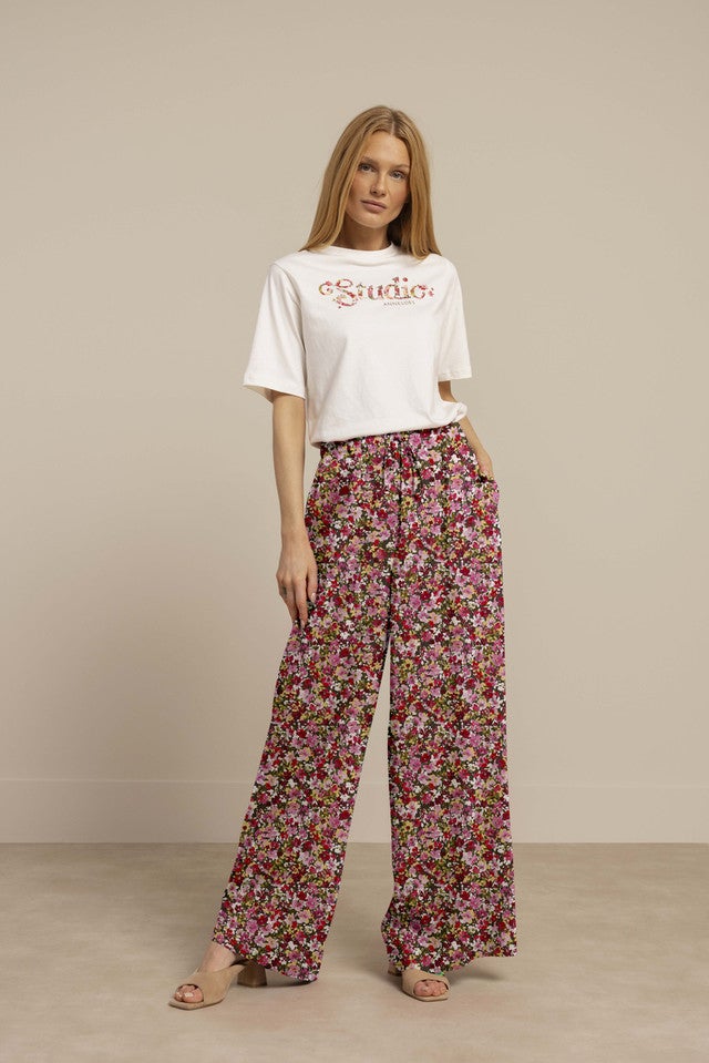STUDIO ANNELOES 13681 Grace flower trousers