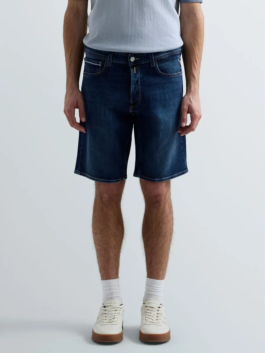 REPLAY M1072.000.685 192 GROVER SHORT- Dark Denim
