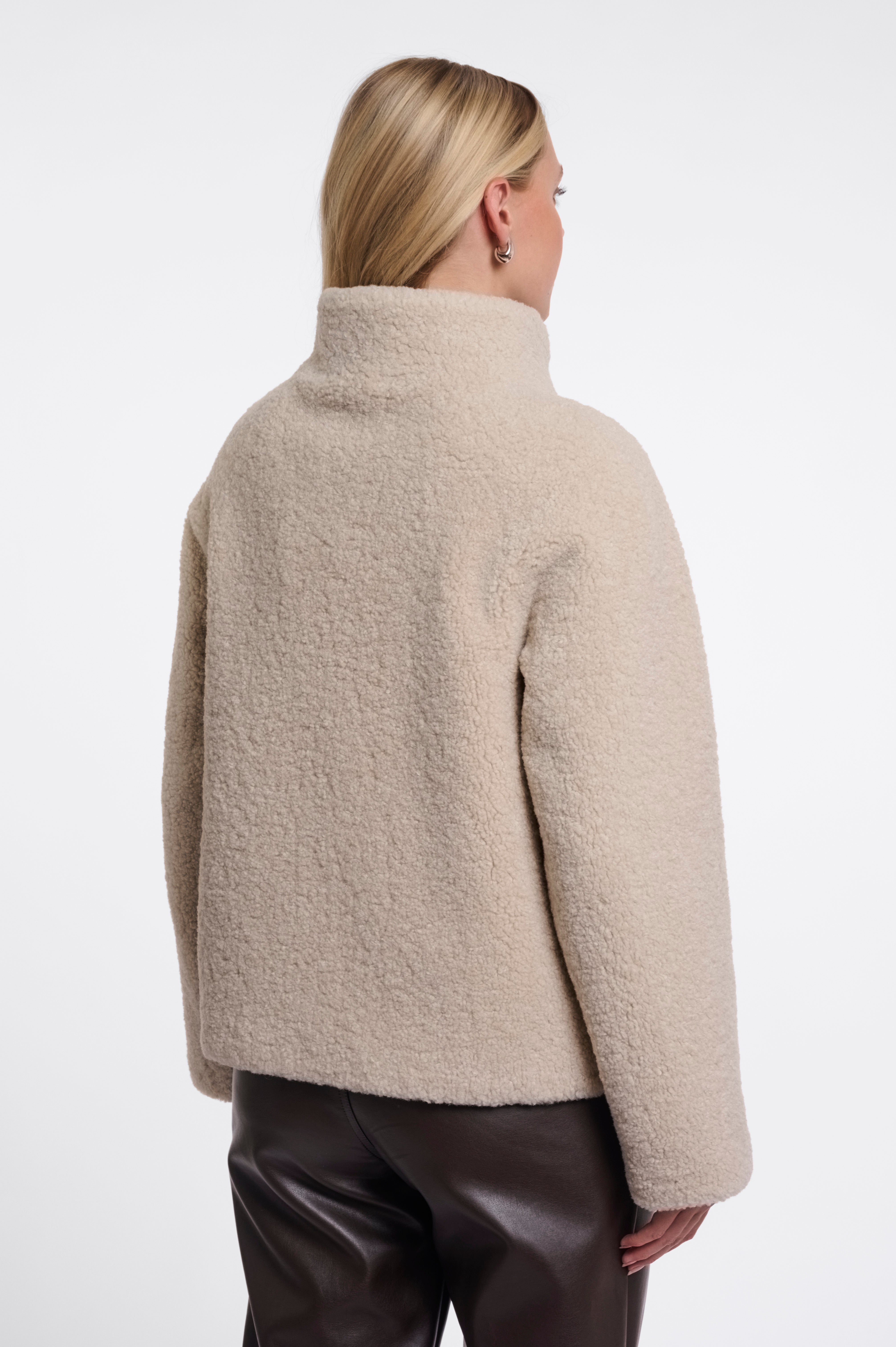 RINO & PELLE Denu.7002611 Jacket with high collar-birch