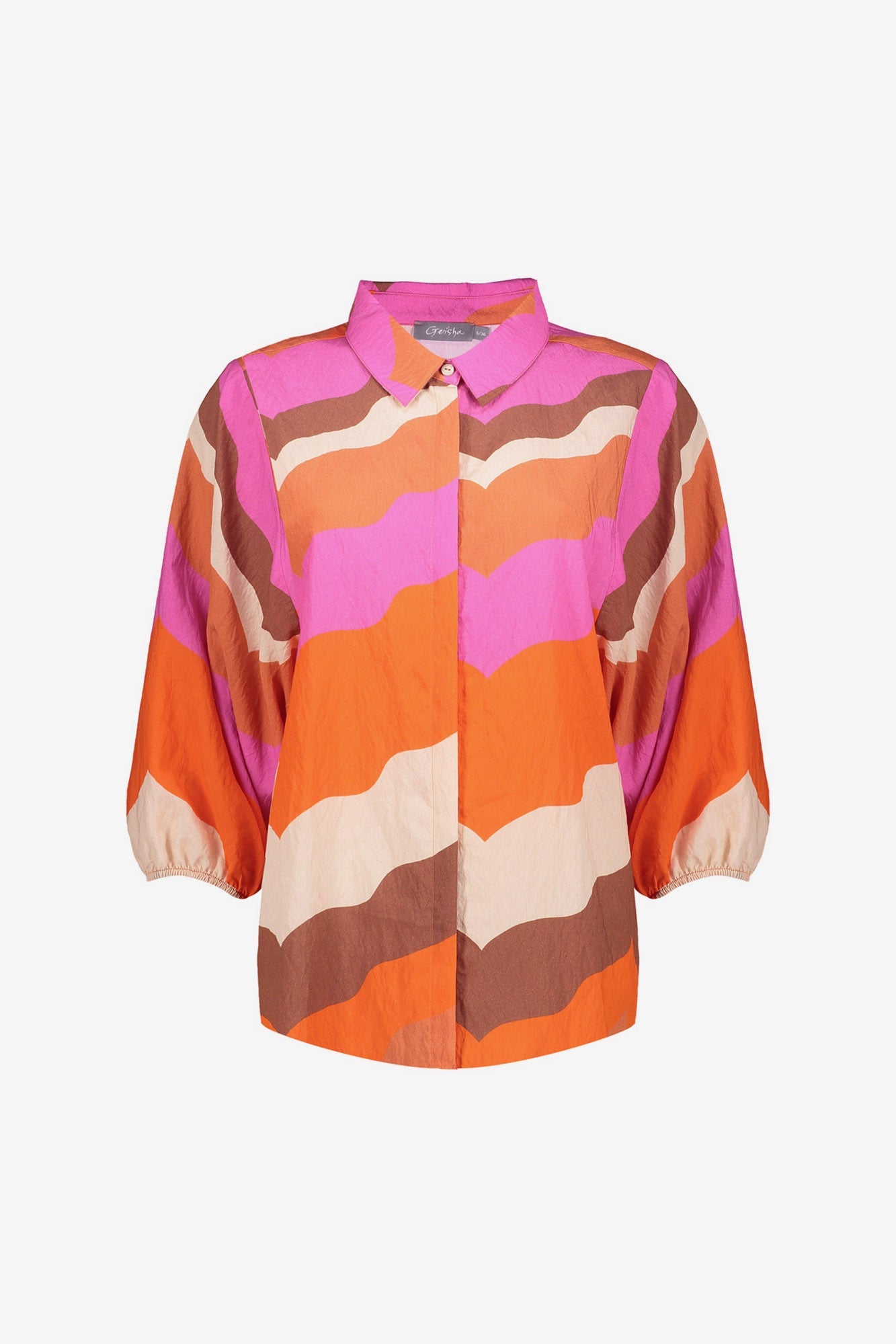 GEISHA Blouse met wave print 63216-20