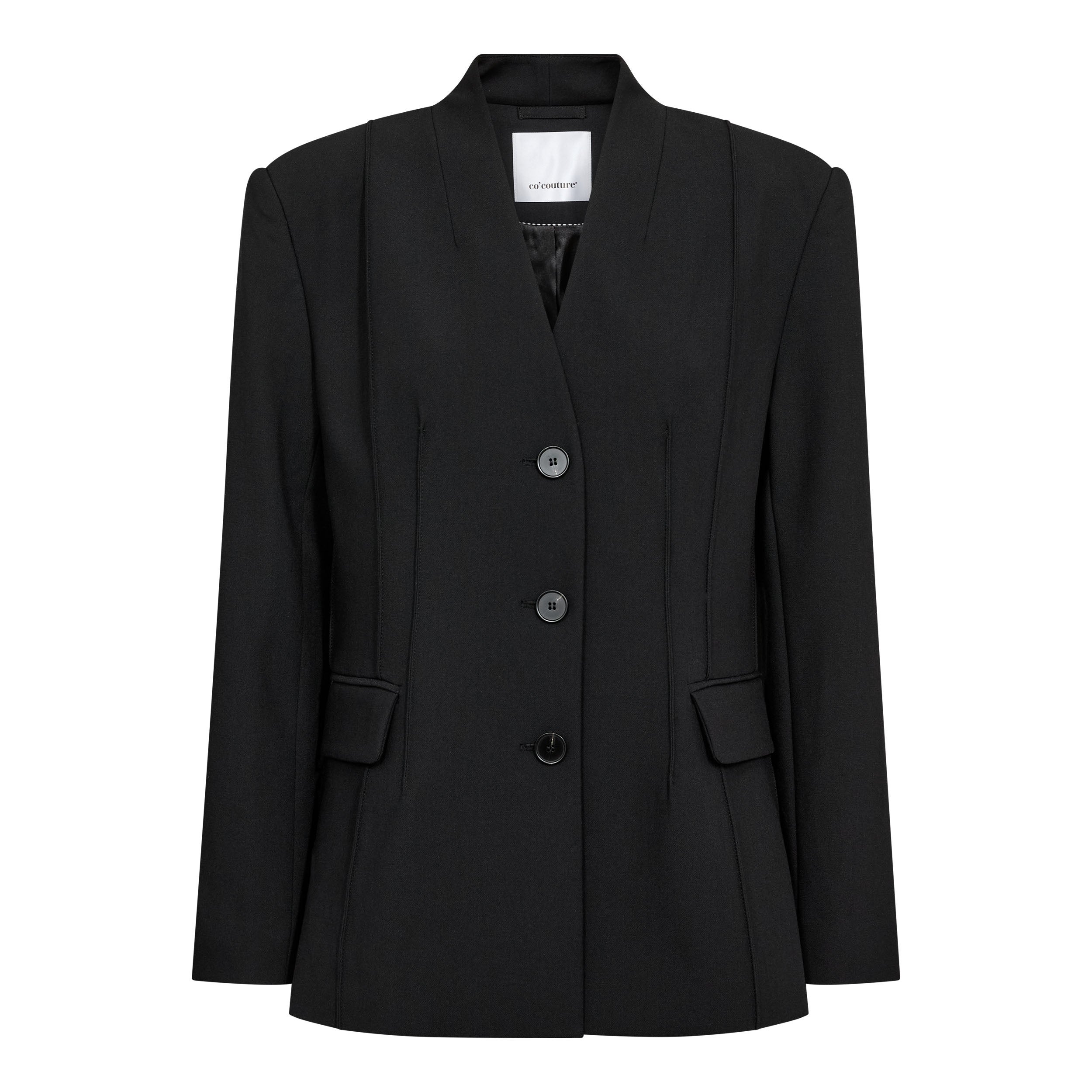 CO'COUTURE 500504 VolaCC Power Fitted Blazer - Black