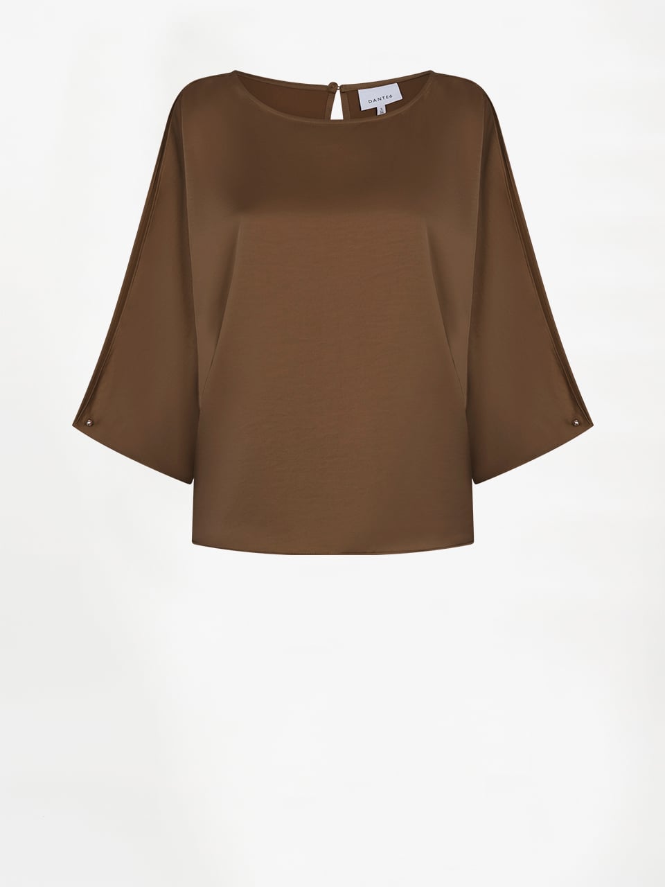 DANTE6 261306 Risette Flow Satin Top - Bruin