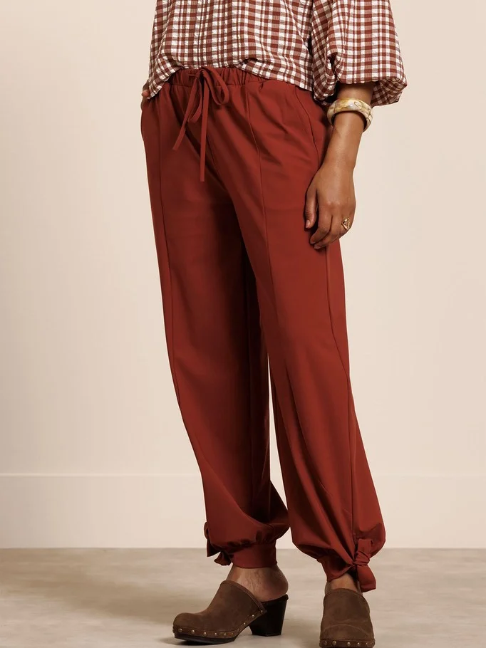 STUDIO ANNELOES 14030 Darie ballon trousers- rust