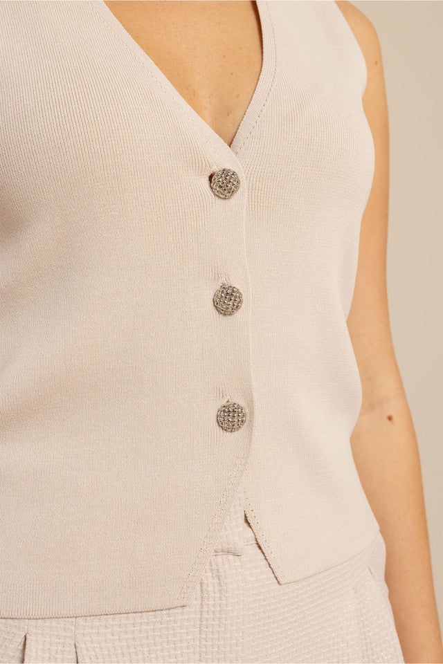 STUDIO ANNELOES 13770 Fenna knitted gilet