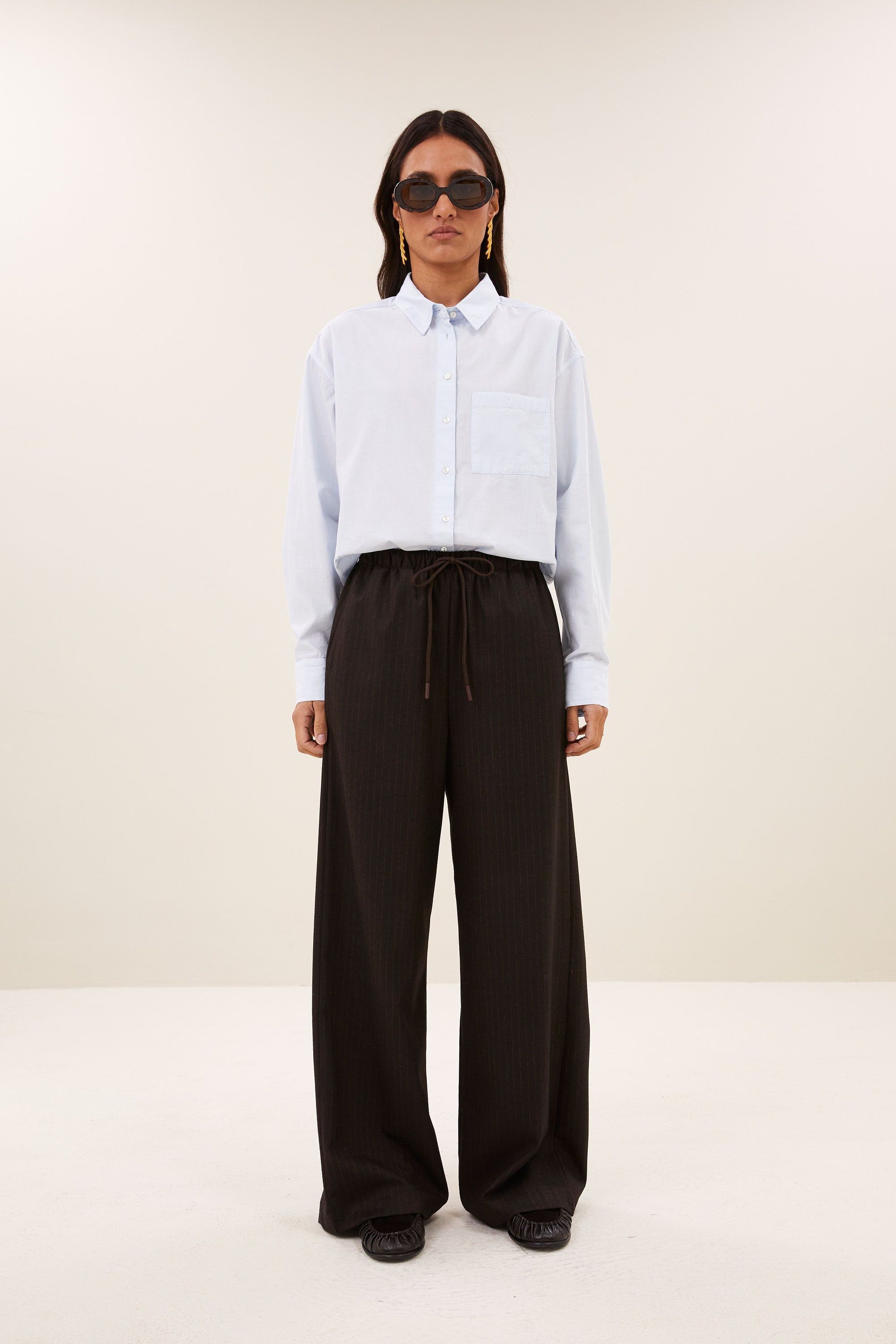 BY-BAR 26418008 pelle pinstripe