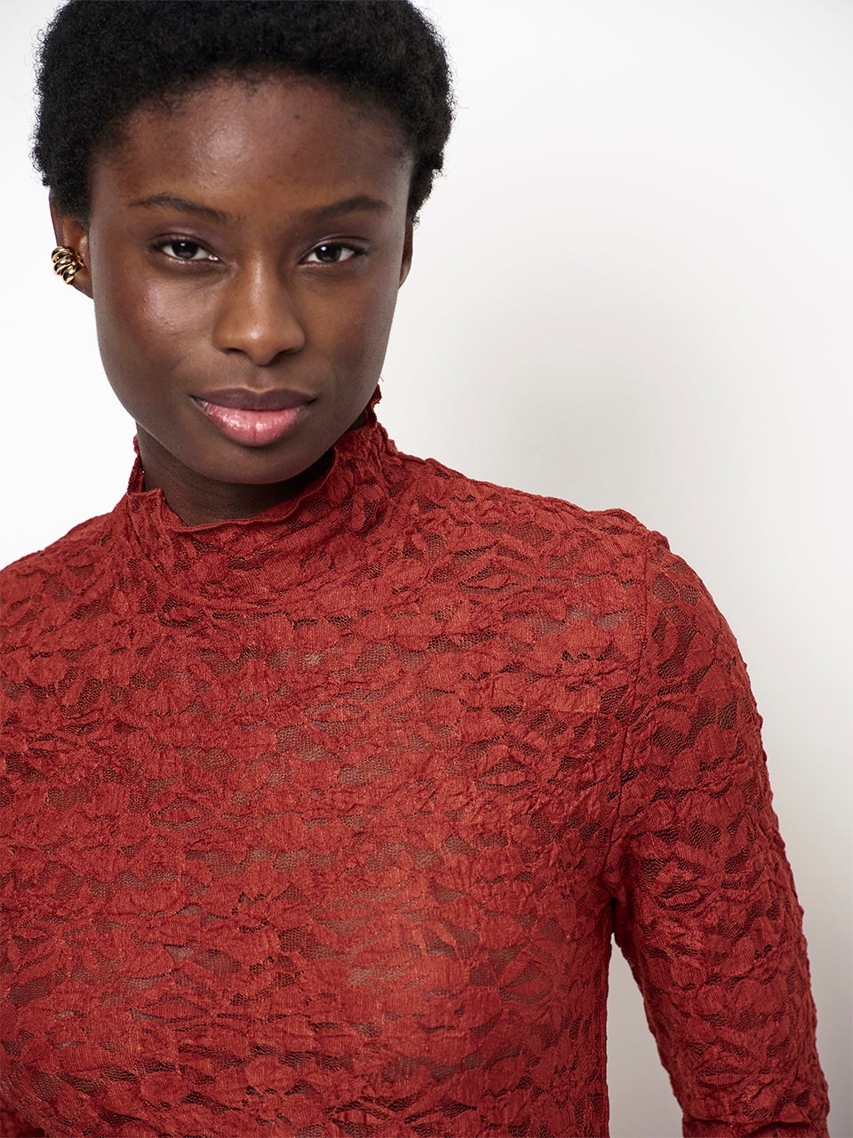 DANTE 6 263275 Irony lace turtle Top oranje