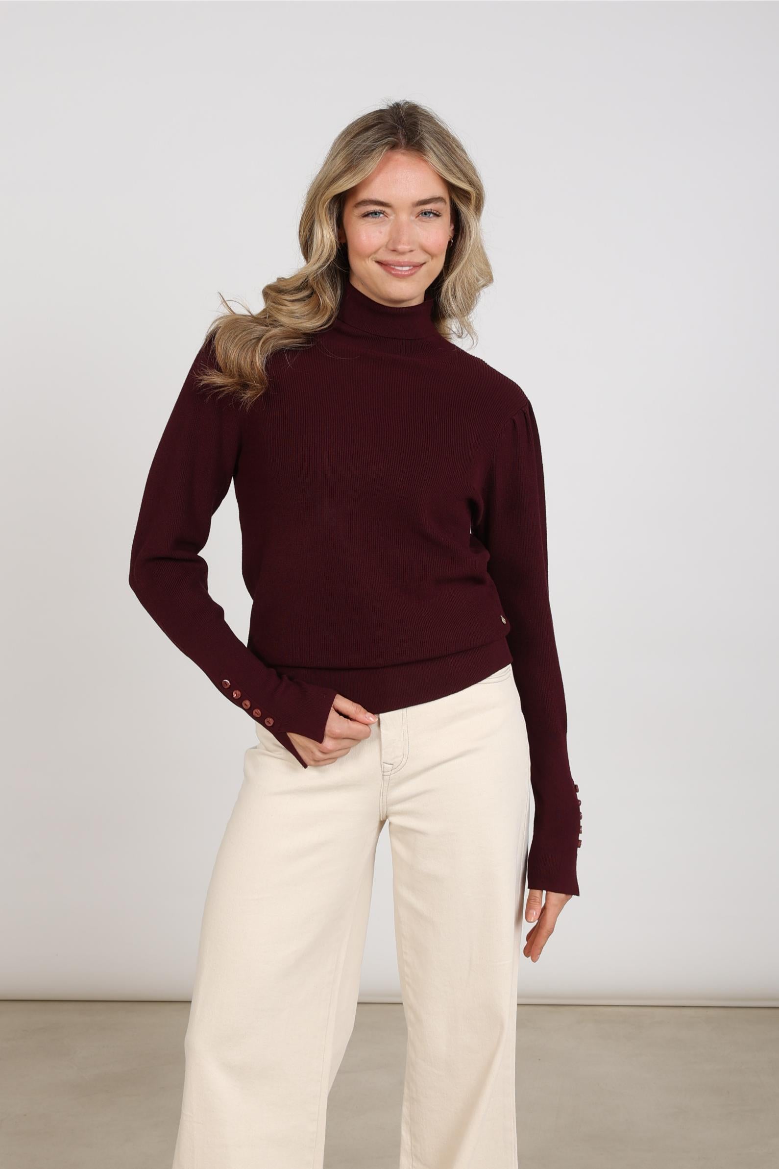 NUKUS NKF03062 Silvi Pull Plain-cherry