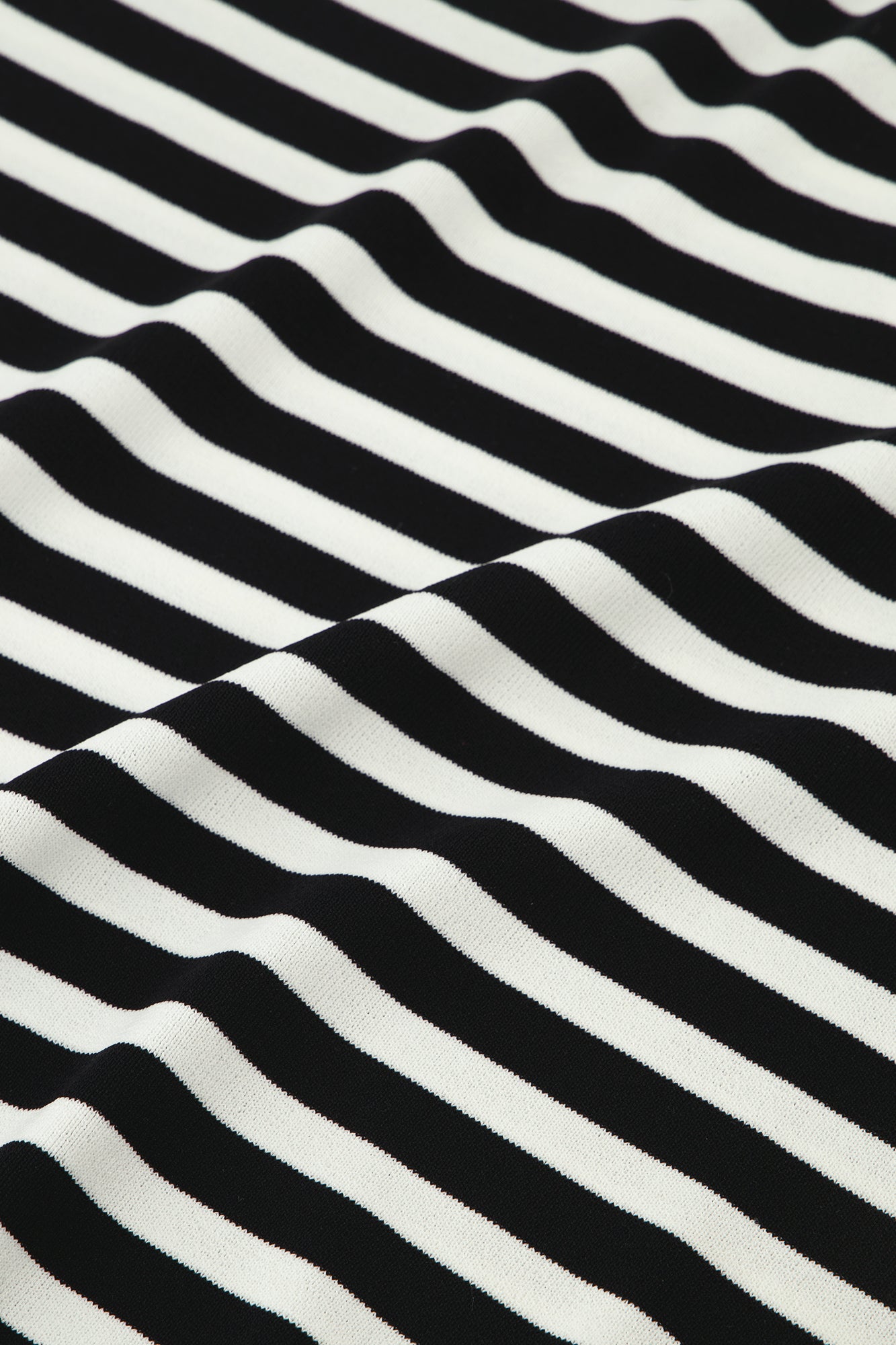 Studio Anneloes 91510 Luna stripe short slv pullover - offwhite/black