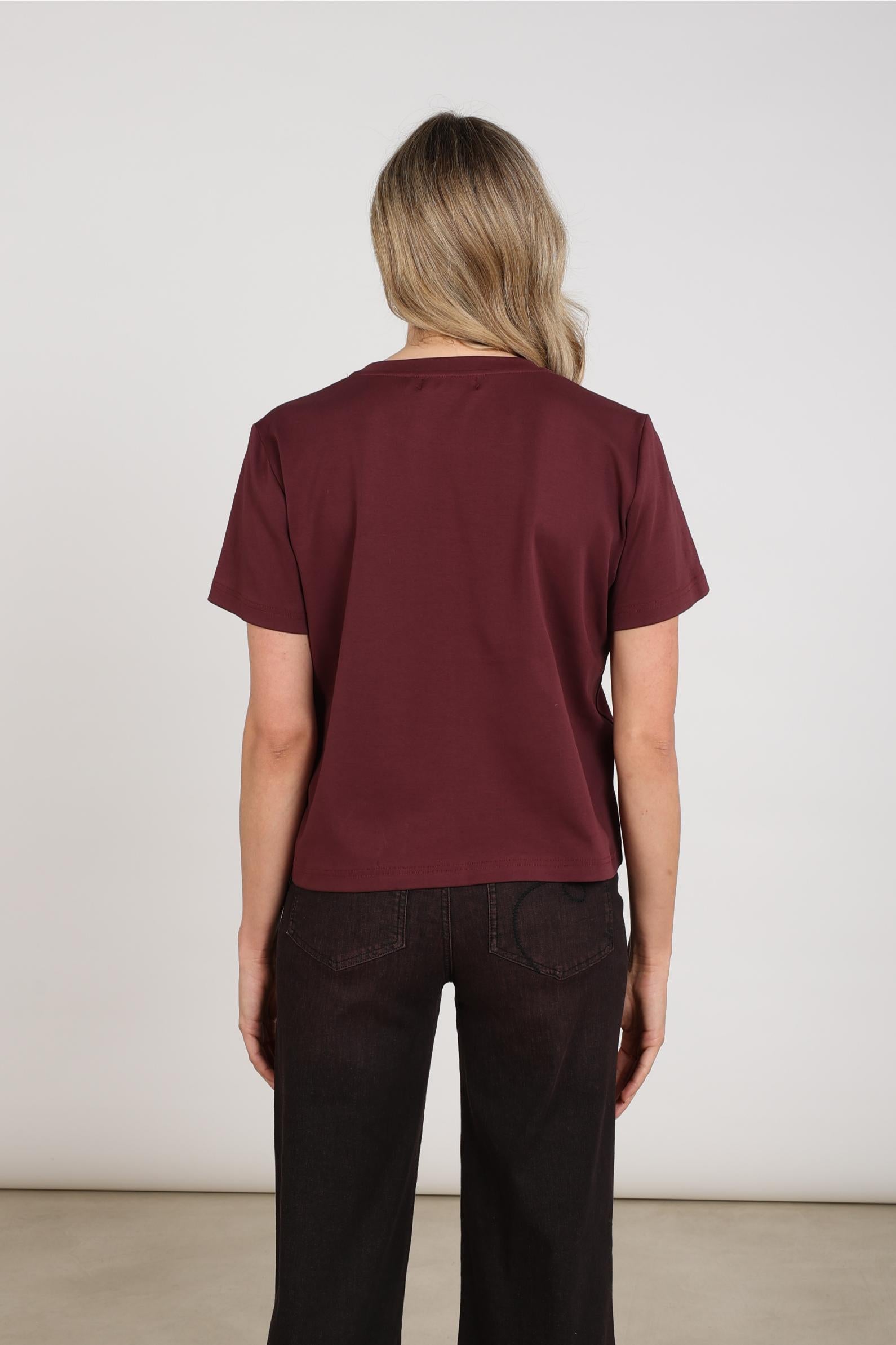 NUKUS NKF04012 Luna Shirt NK-cherry
