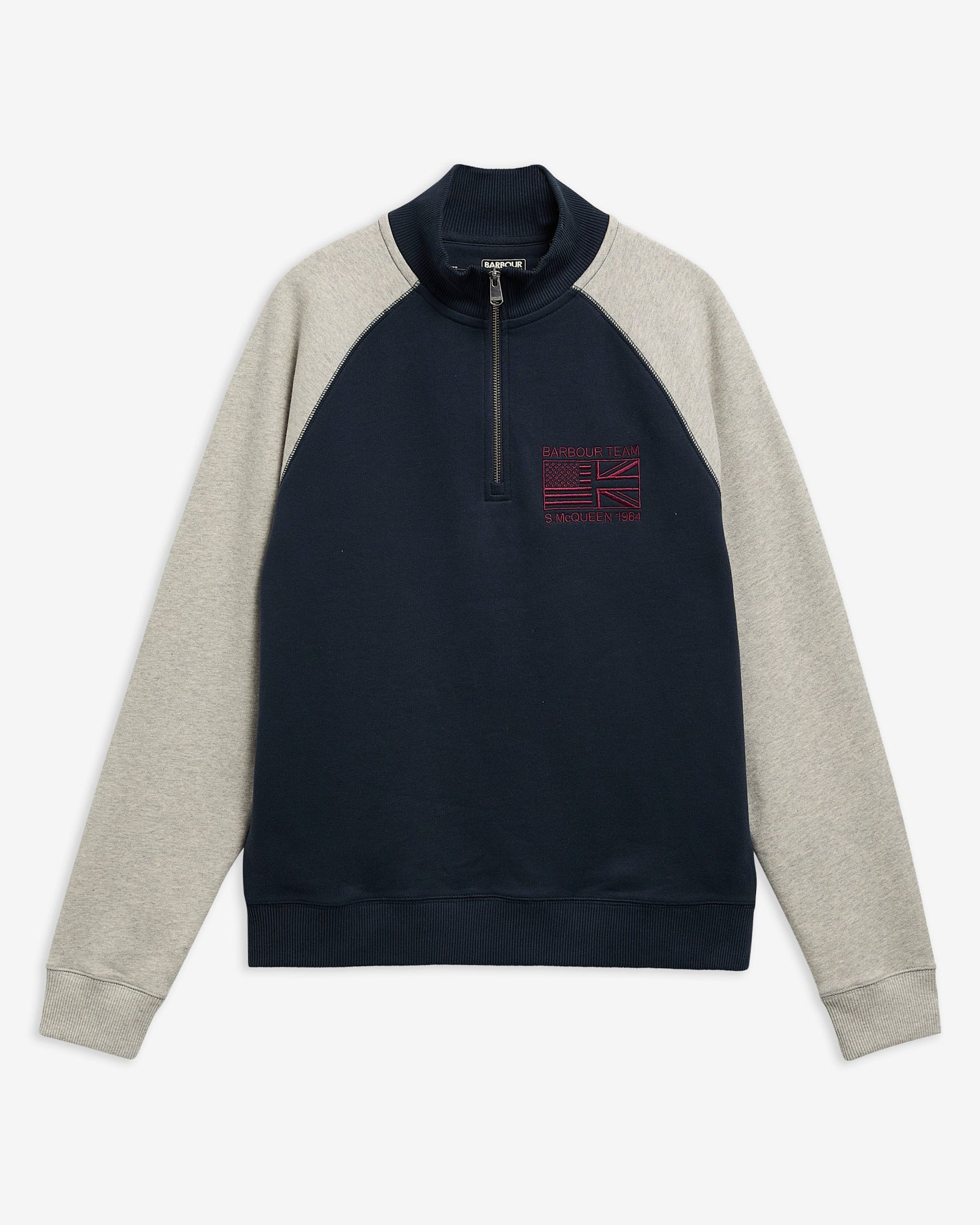 BARBOUR MOL0777 Steve McQueen halfzip sweater