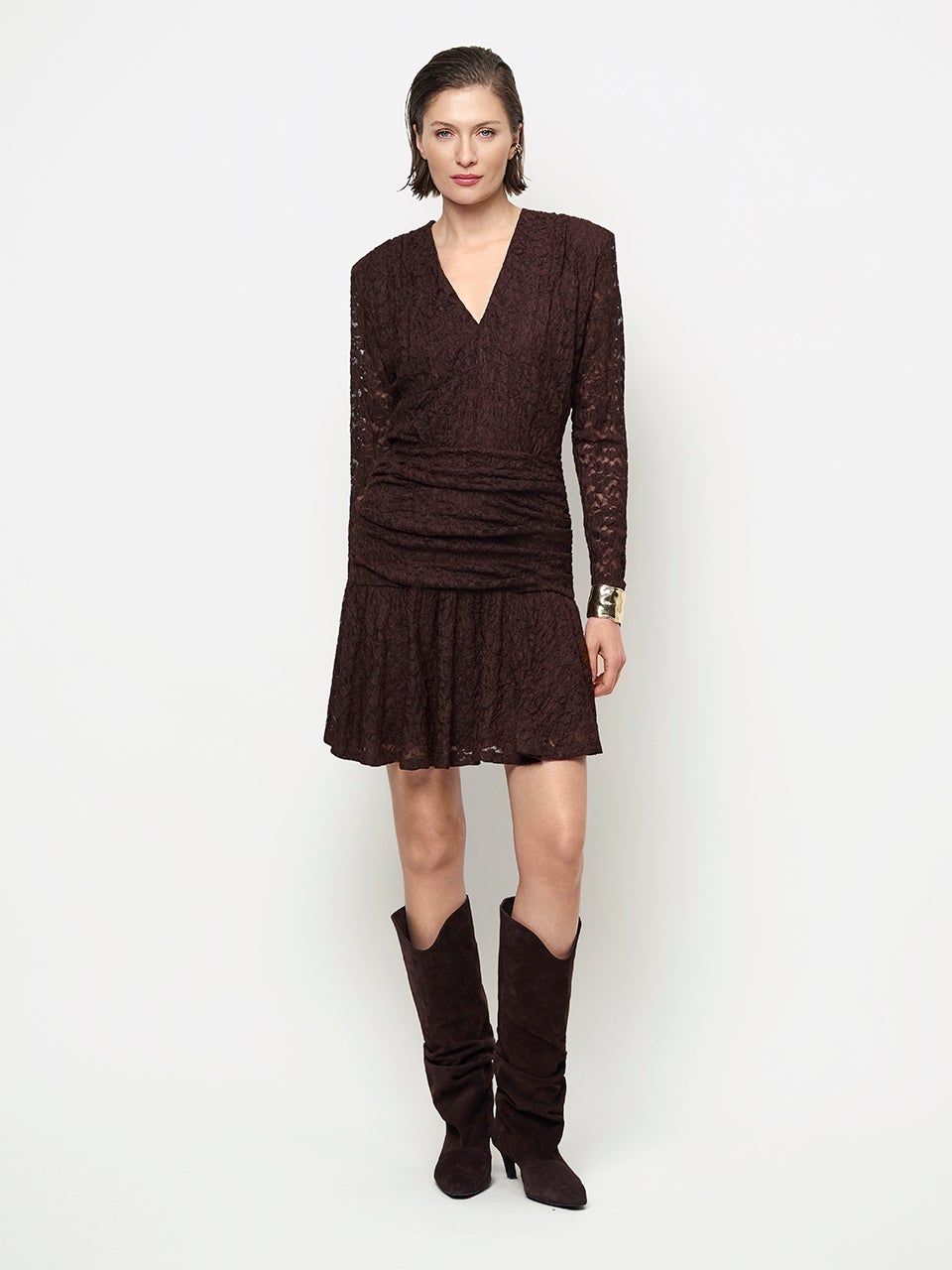DANTE 6 263270 Skydance lace minidress bruin