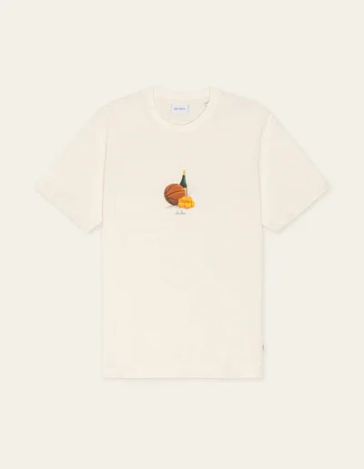 LES DEUX 1002020 Lemons T-Shirt-EggnogWhite