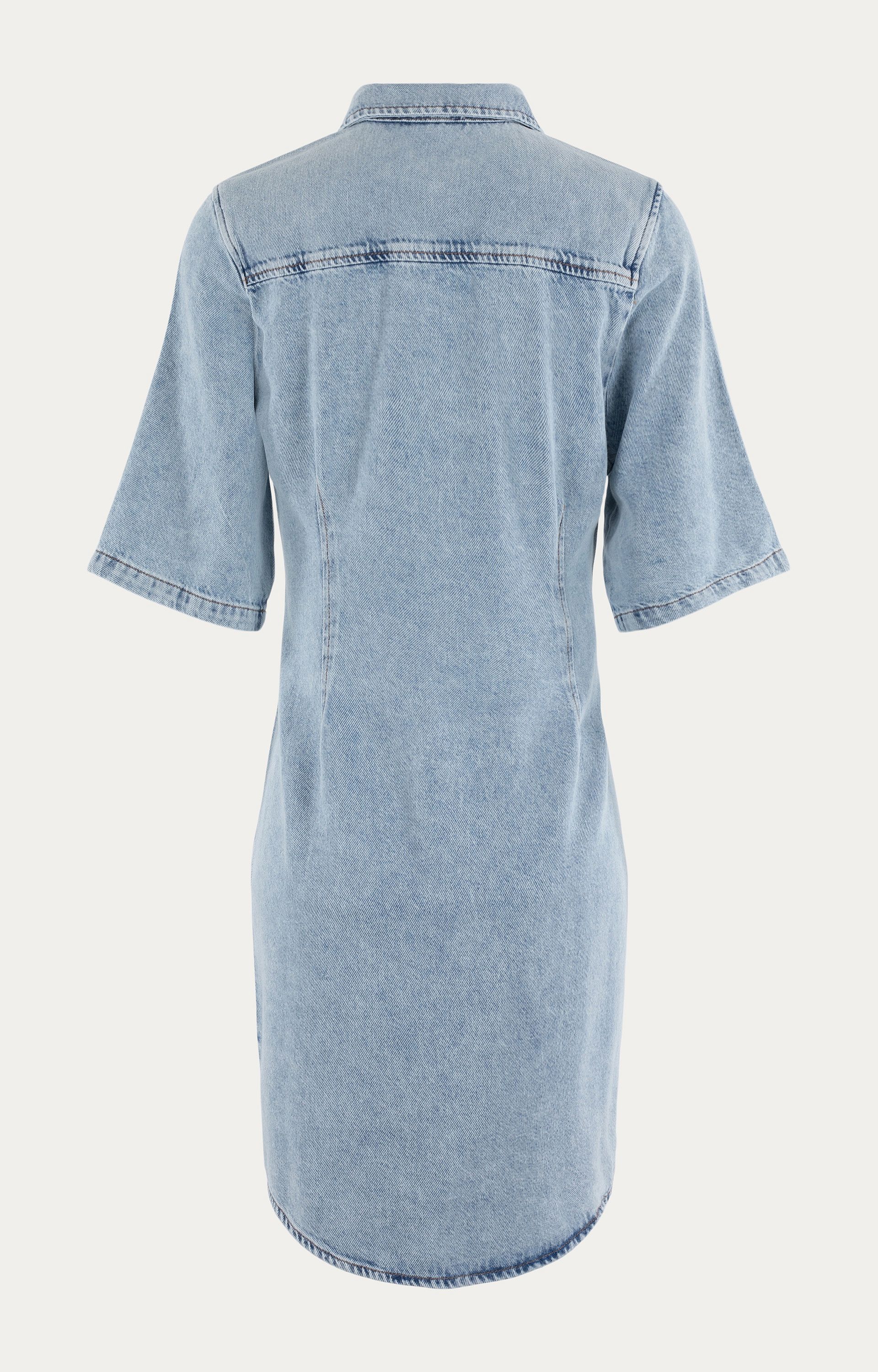 ANNA BLUE B11-06-Faia Jurk denim