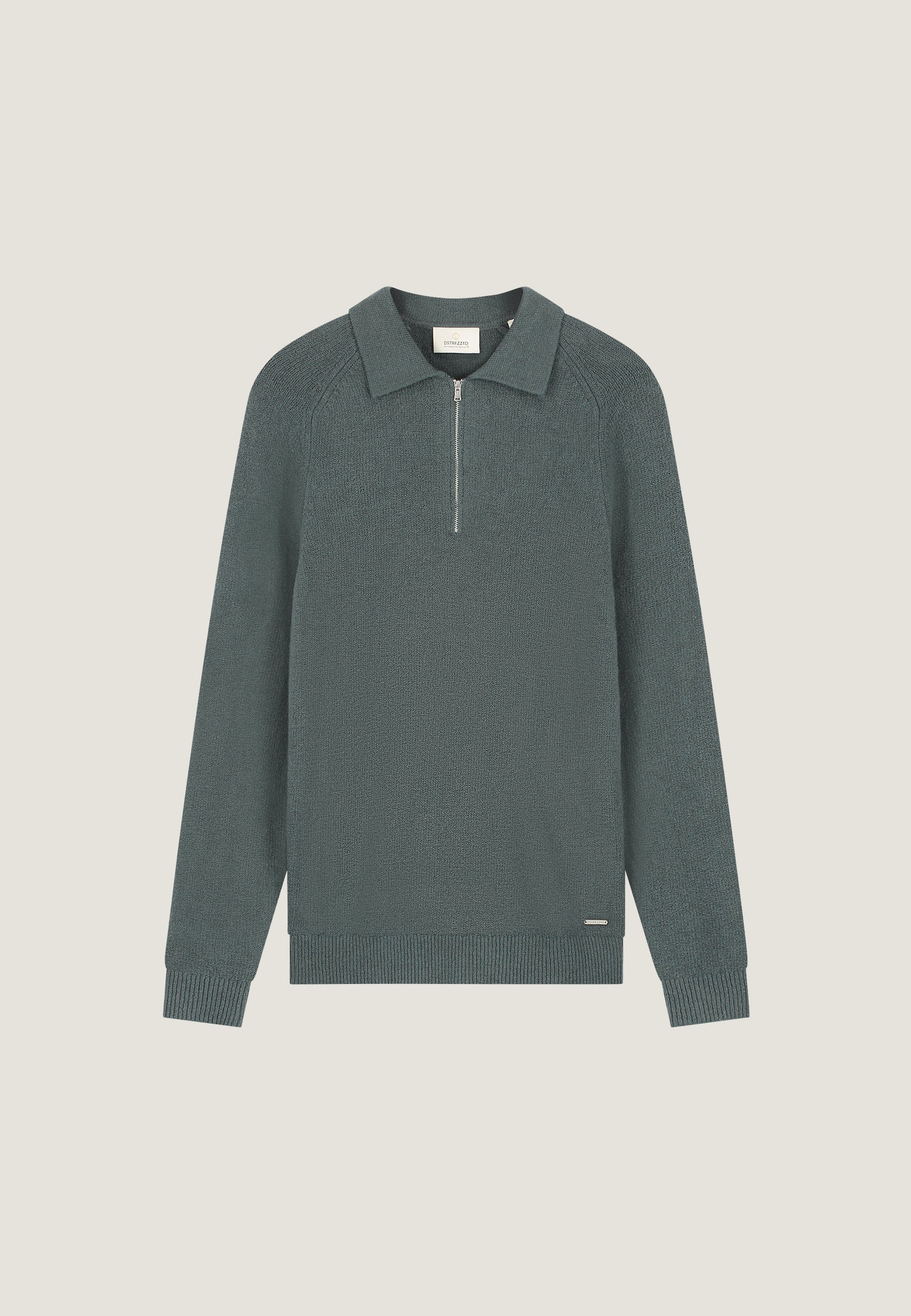 DSTREZZED 405936 YVAIN POLO-Grey Green