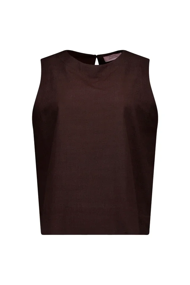 STUDIO ANNELOES 13756 Gilian linen top