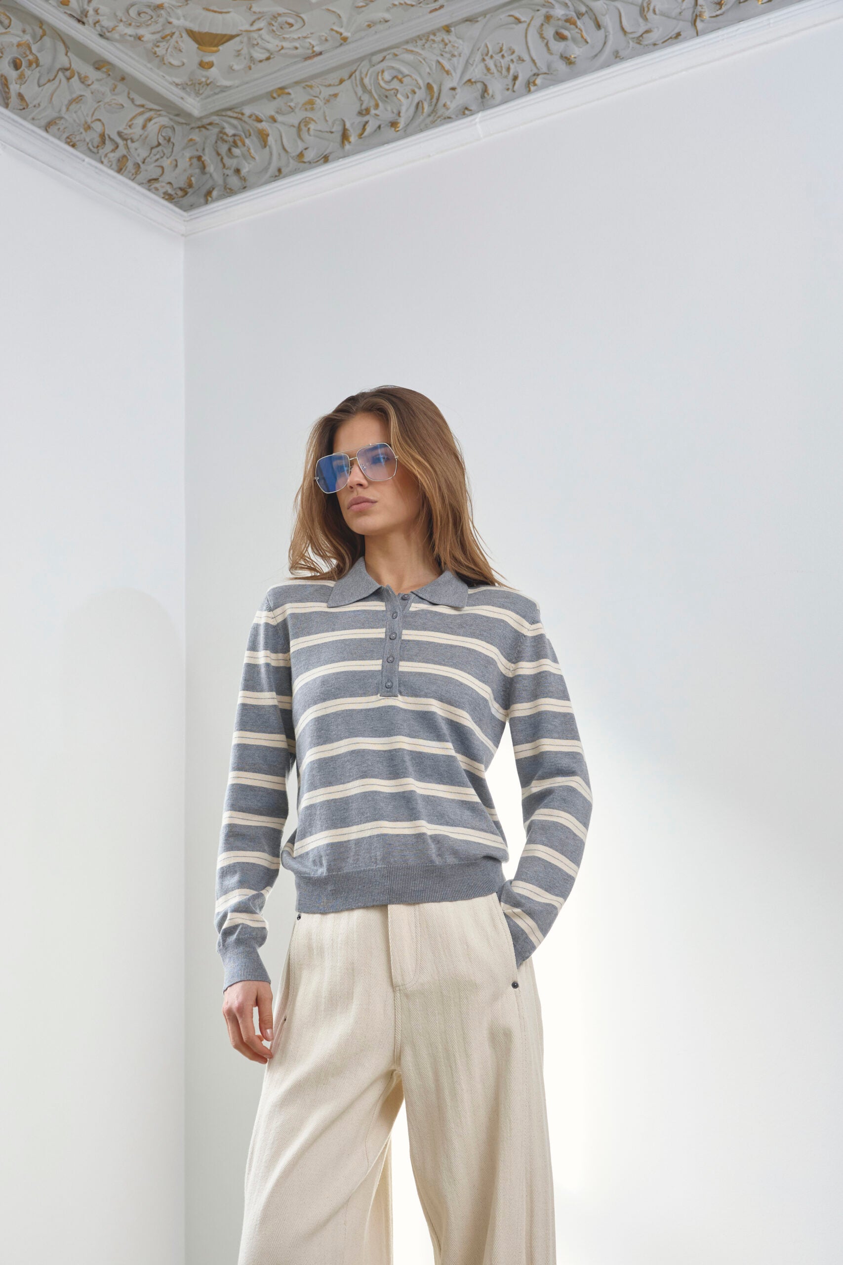 CO'COUTURE 500429 LueCC Padded Polo Knit