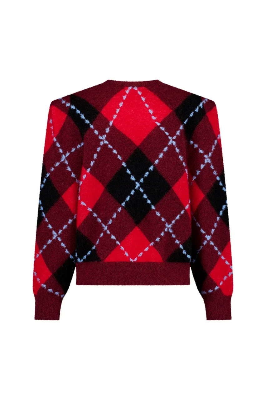 STUDIO ANNELOES 14315 Arly argyle pullover