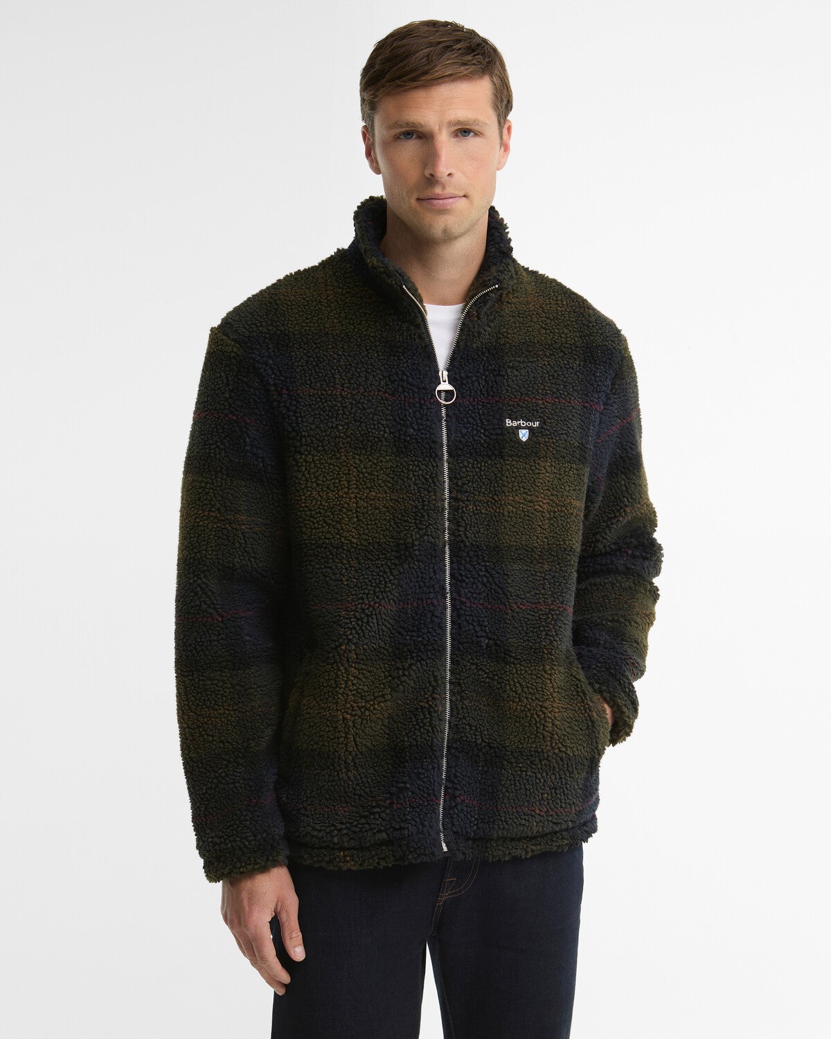 BARBOUR MFL0187 TARTAN FLEECE ZIP THROUGH SWEATSHIRTjack