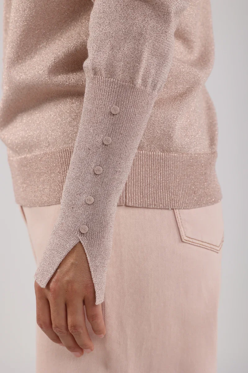 NUKUS NKS03006 Belle Pullover Lurex-Powder