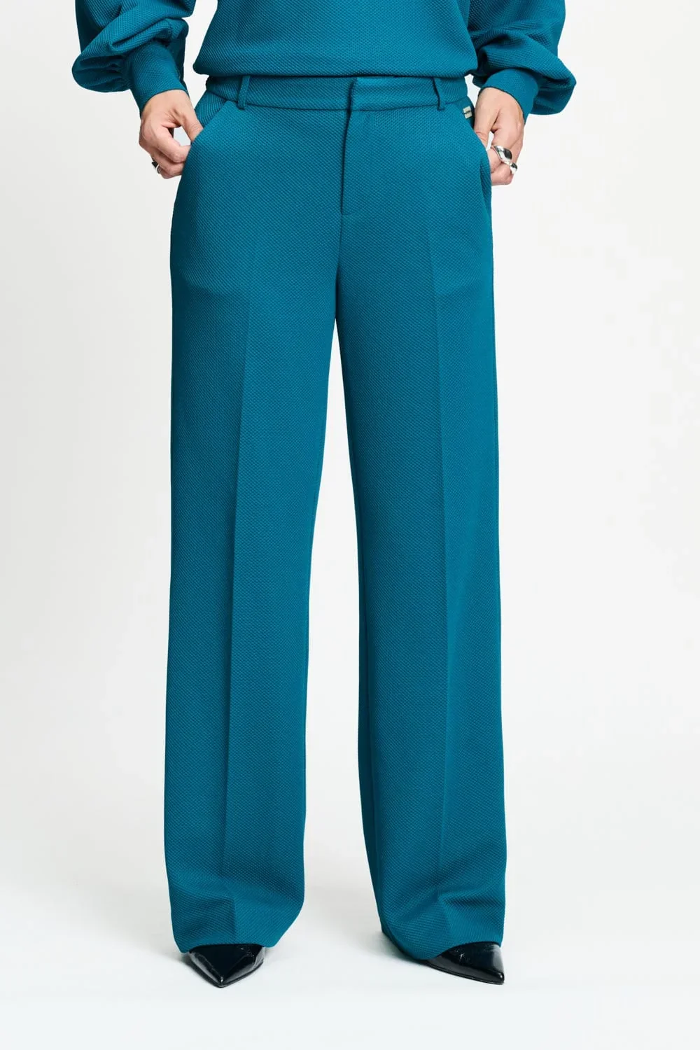 POM SP9812 PANTS - Lara teal green