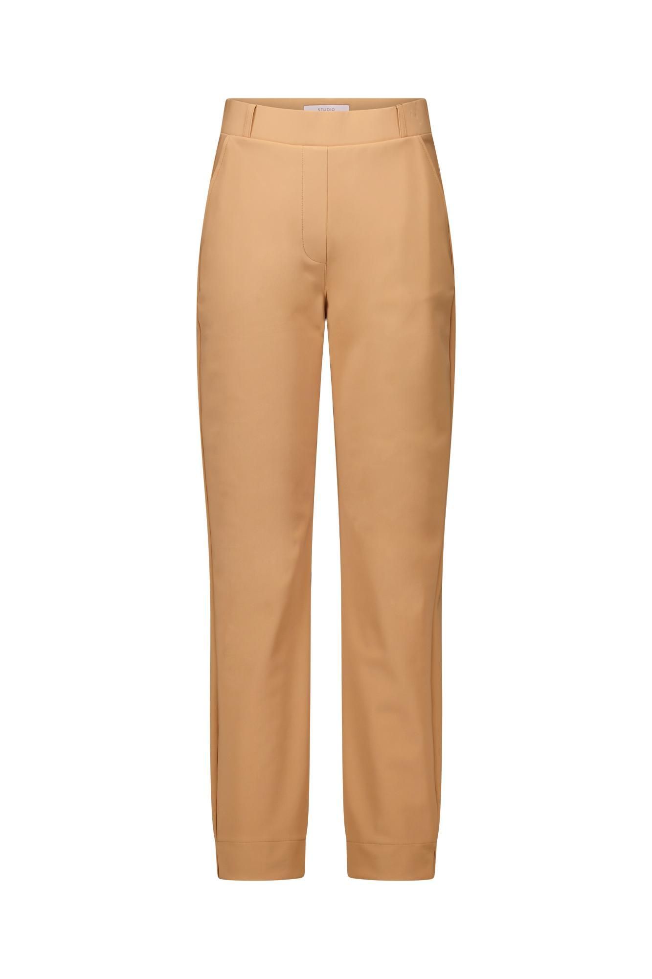 STUDIO ANNELOES 14044 Anne bonded trousers- Camel