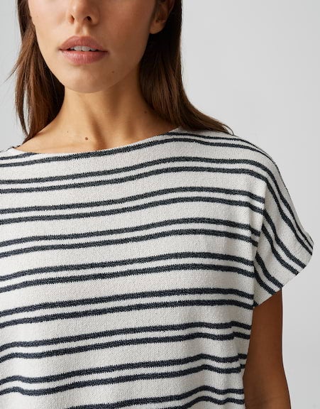 OPUS 10552014094106 Sostal Gestreept Tricot Shirt