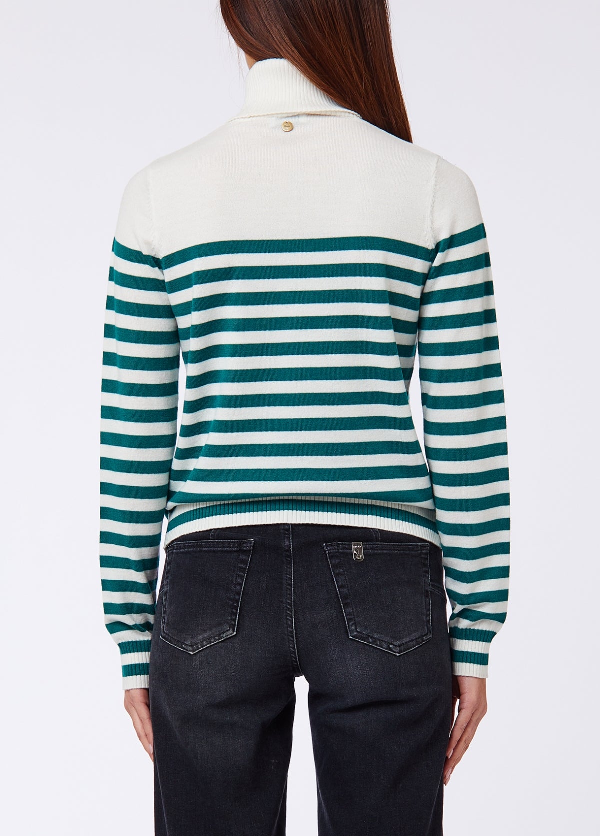 LIU JO WF6387MA88R Maglia ML Collo