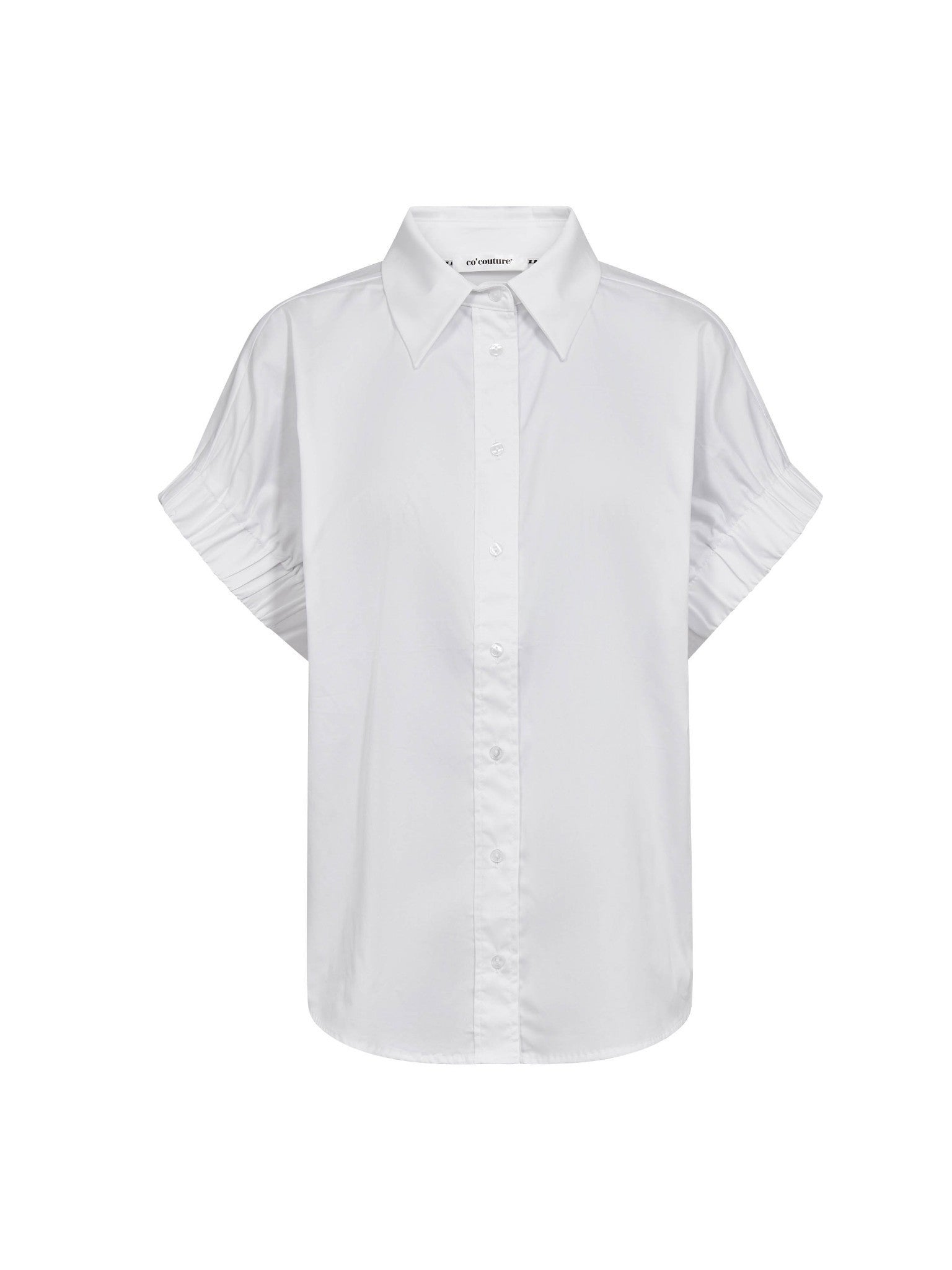 CO'COUTURE 500053 PoppyCC ElastCuff SSSht-White
