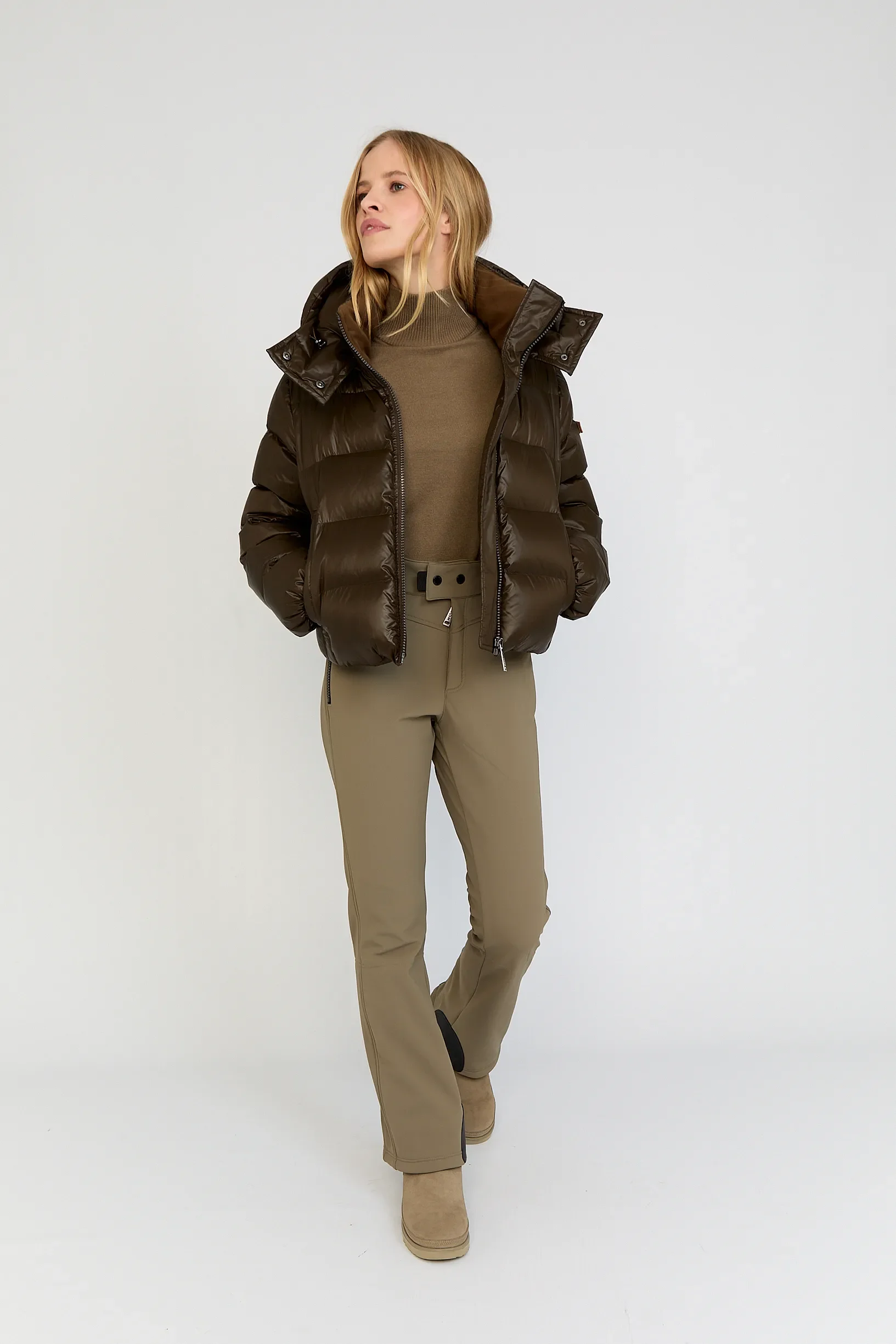 MOSCOW 12-08-Marcy Short Jacket- DarkGreen