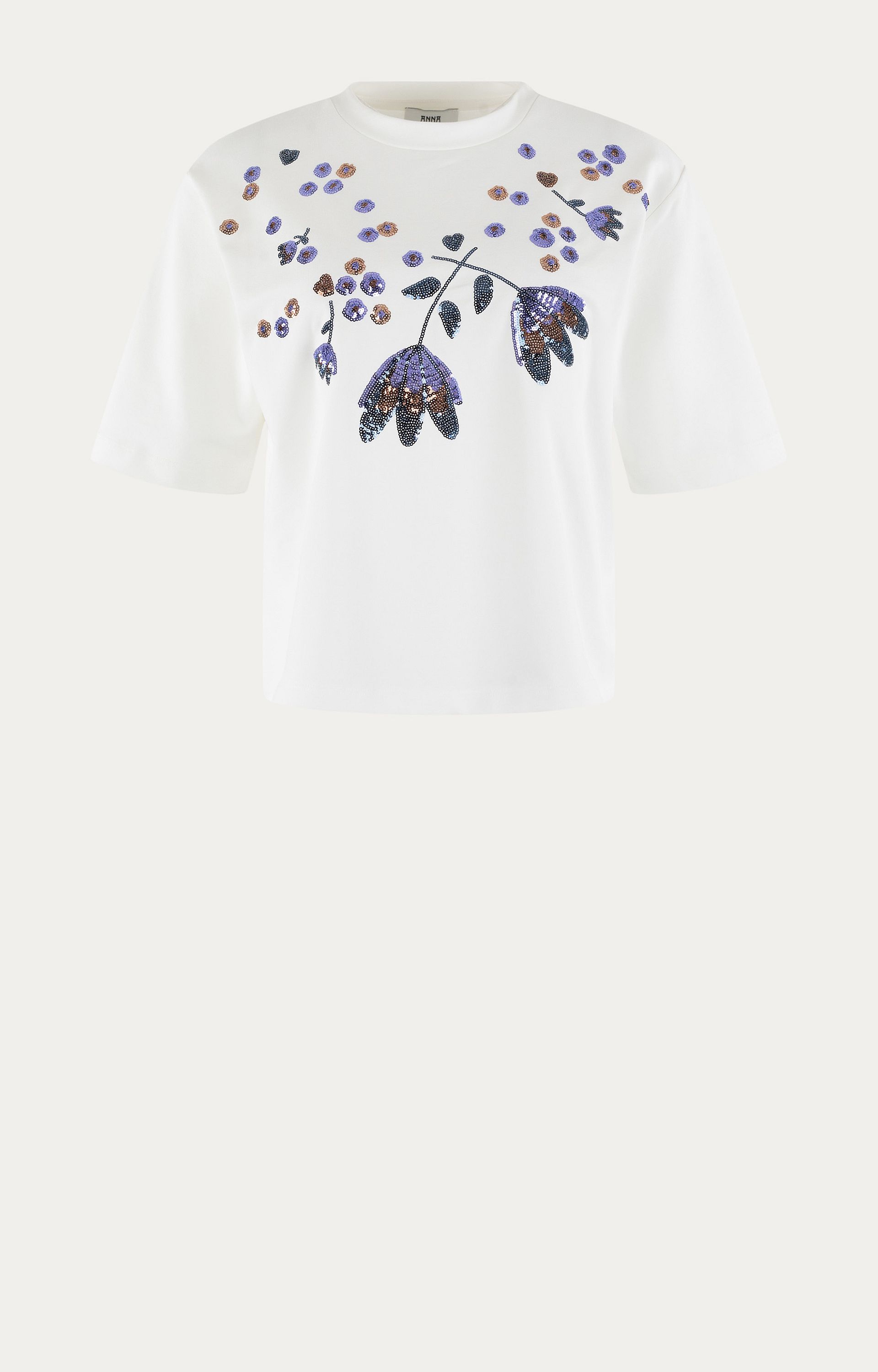 ANNA 48a04-03888 T-shirt Dessin met pailletten