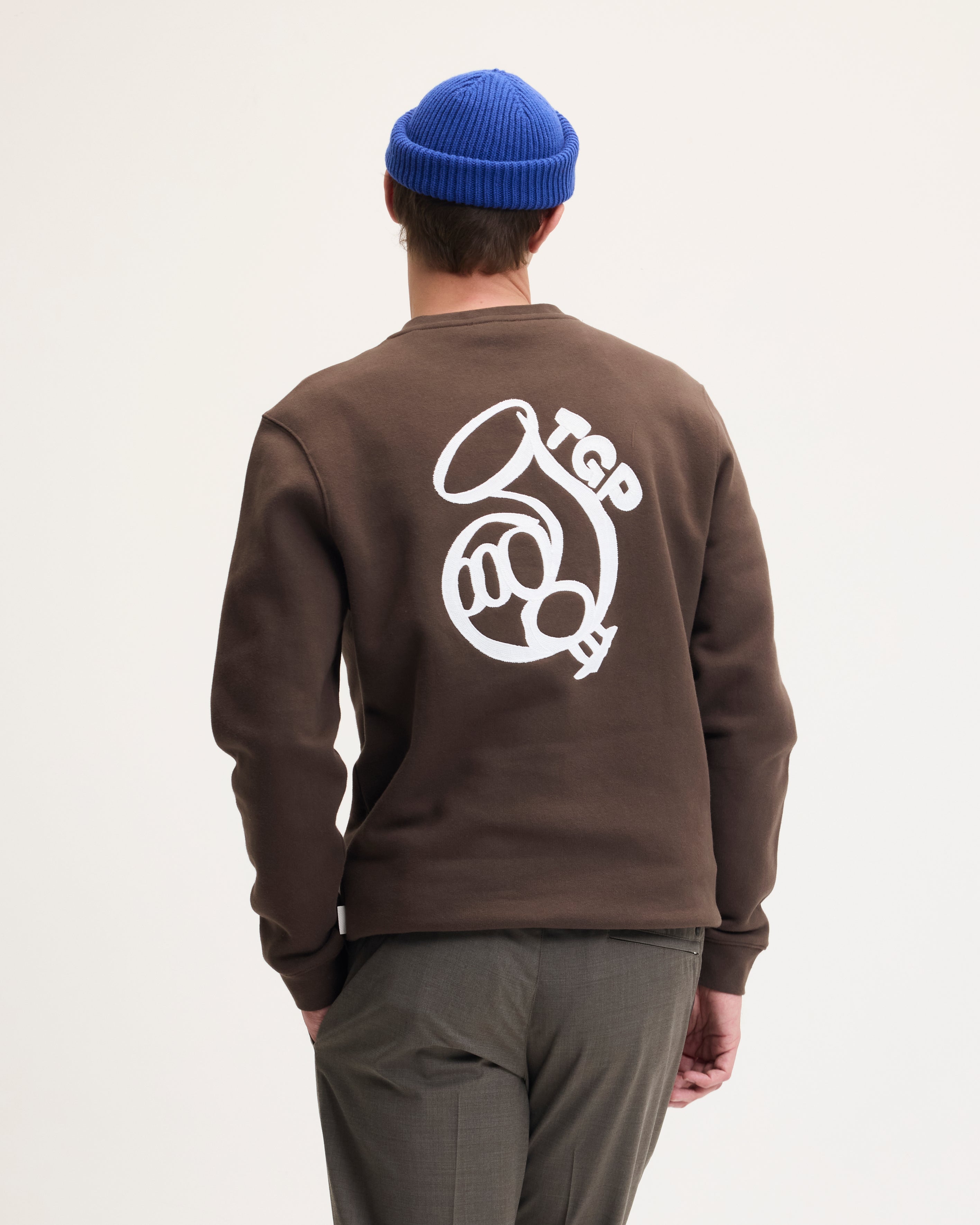 THE GOODPEOPLE LOOk 26020708 sweater bruin